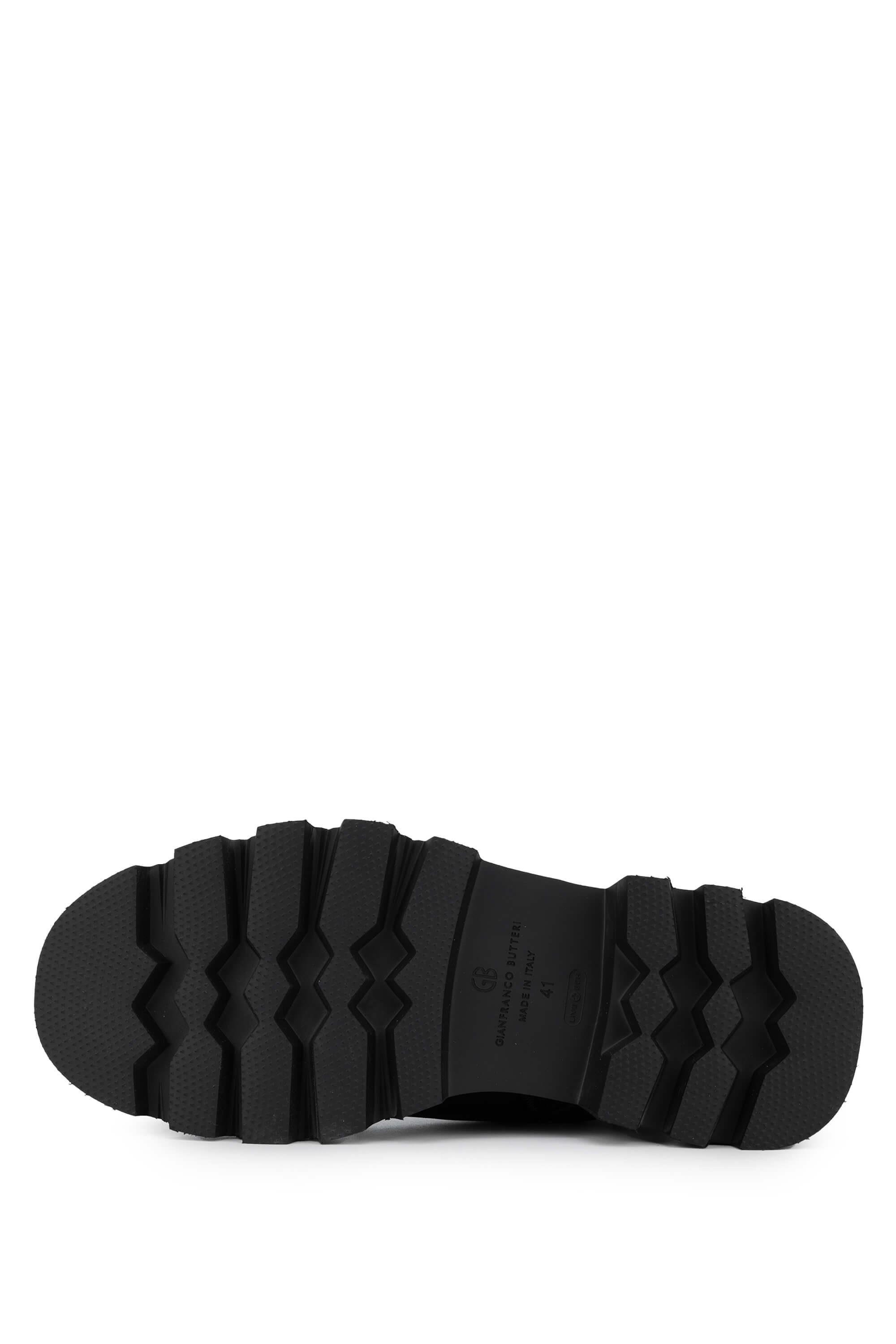 Butteri Erkek Hakiki Deri Siyah Casual Bot