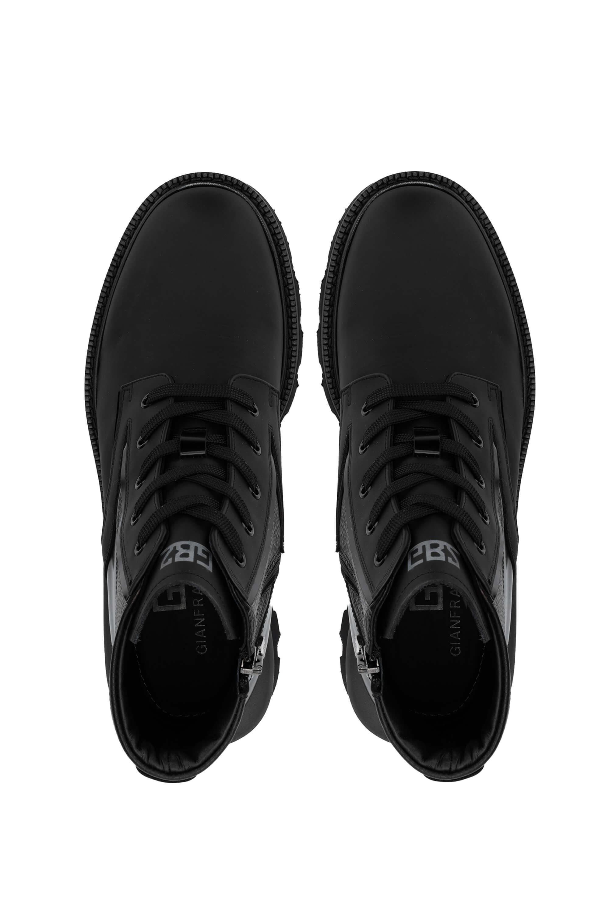 Butteri Erkek Hakiki Deri Siyah Casual Bot