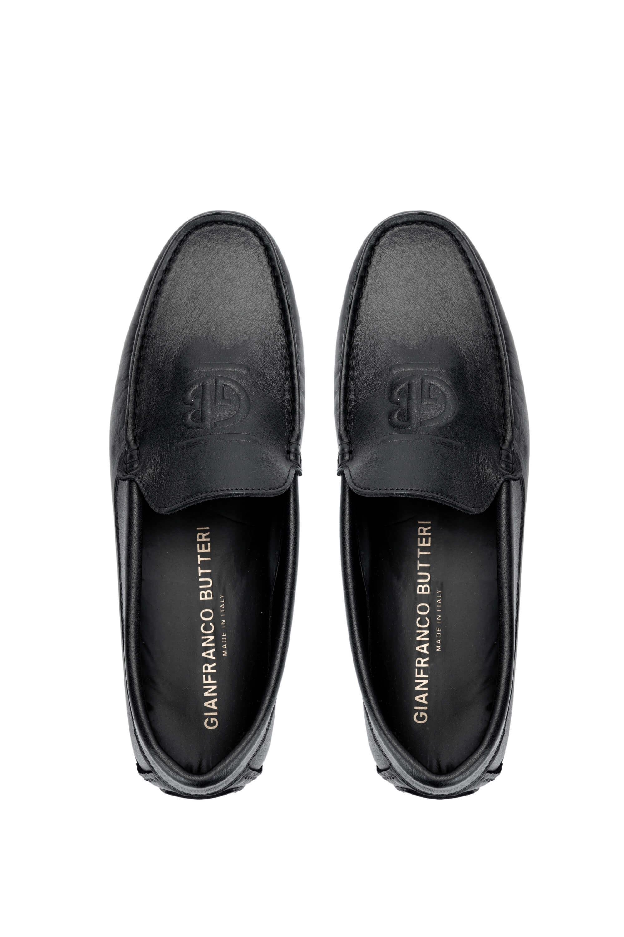 Butteri Erkek Hakiki Deri Siyah Casual Ayakkabı