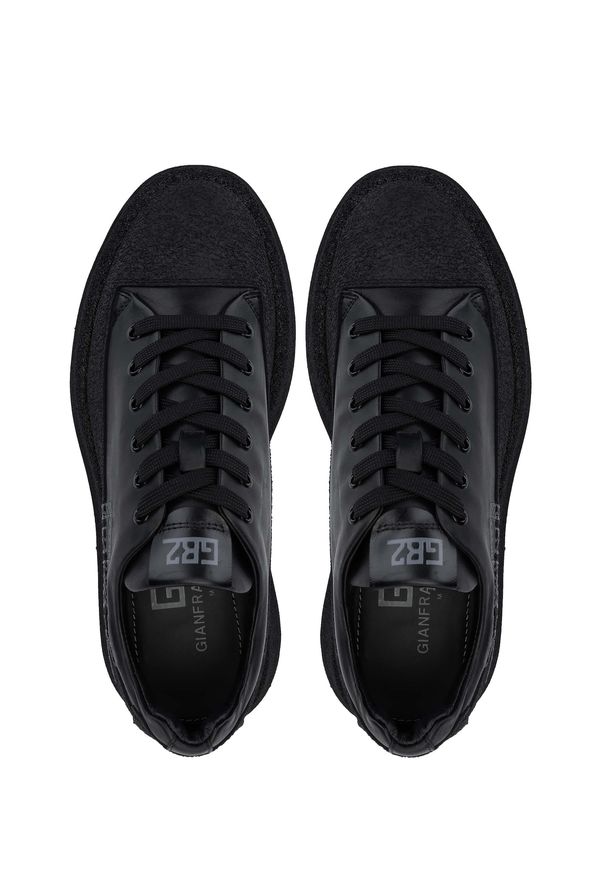 Butteri Erkek Hakiki Deri Siyah Casual Ayakkabı