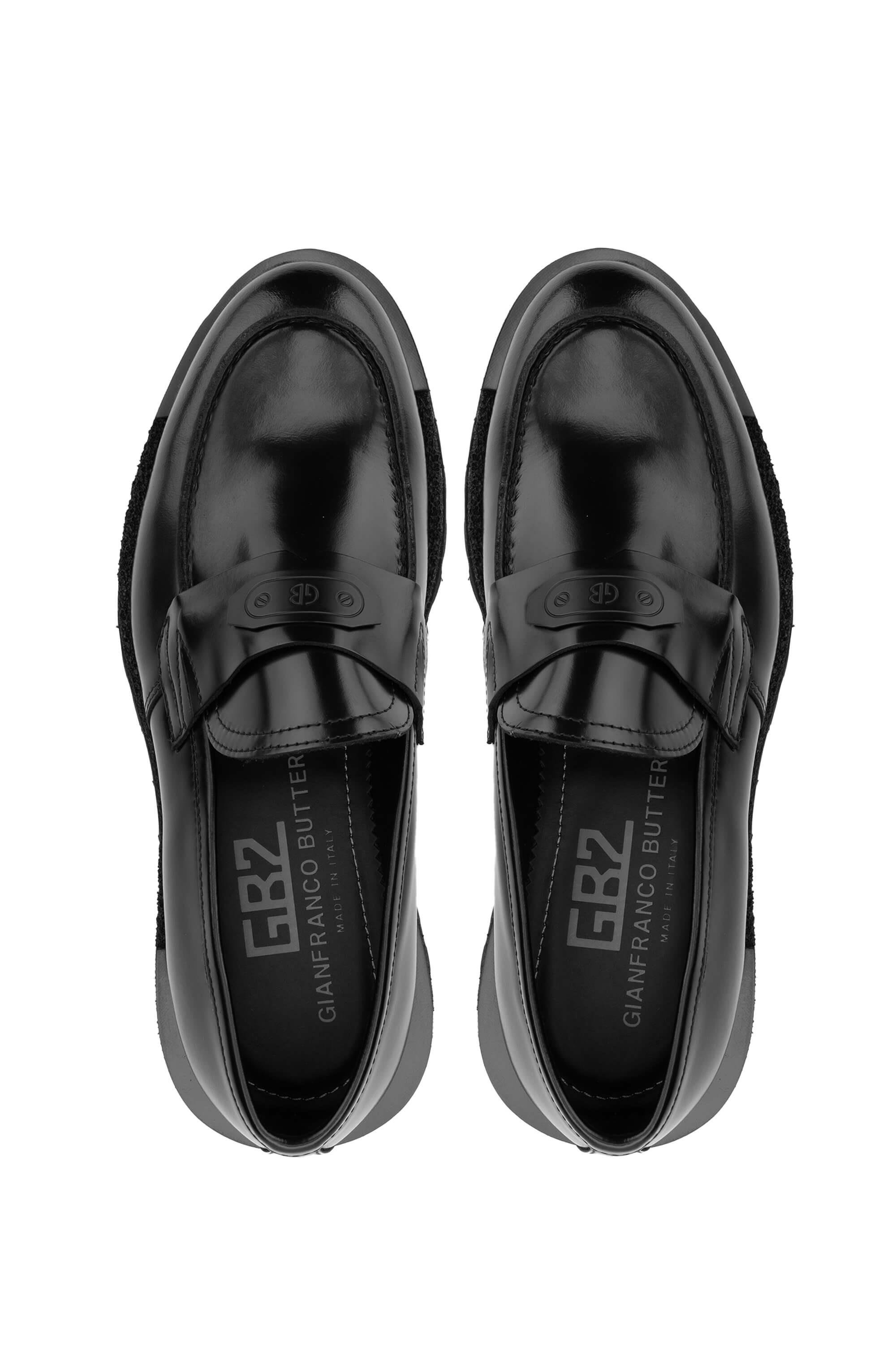 Butteri Erkek Hakiki Deri Siyah Loafer Ayakkabı