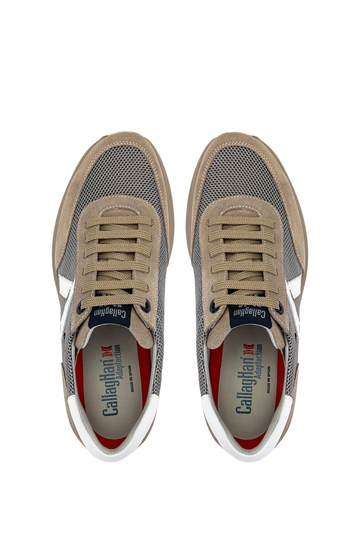 CALLAGHAN Erkek Deri & Tekstil Bej Sneakers & Spor Ayakkabı