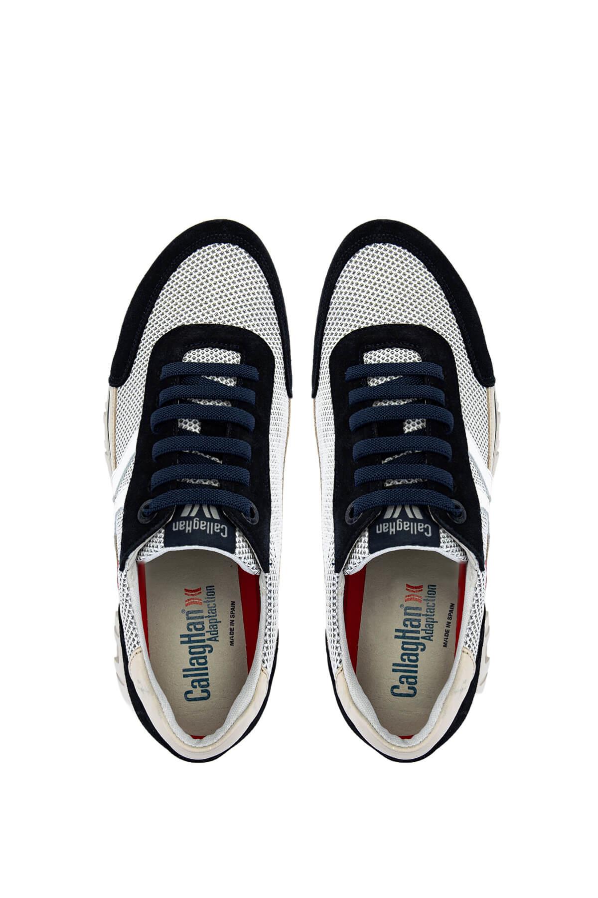 CALLAGHAN Erkek Deri & Tekstil Lacivert/Beyaz Sneakers & Spor Ayakkabı