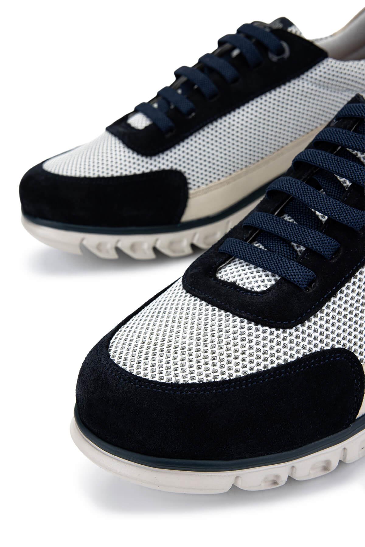 CALLAGHAN Erkek Deri & Tekstil Lacivert/Beyaz Sneakers & Spor Ayakkabı