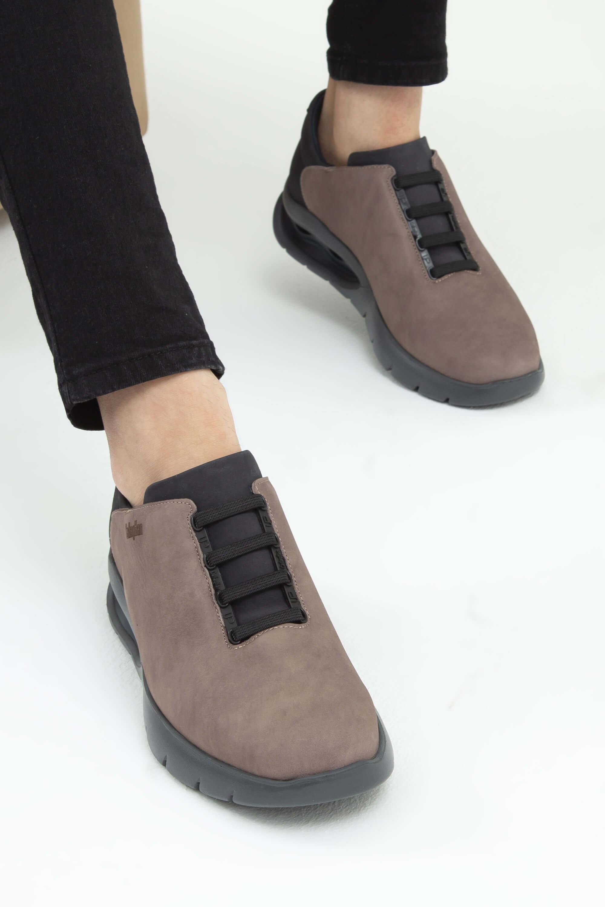 CALLAGHAN Erkek Hakiki Deri Bej Sneakers & Spor Ayakkabı