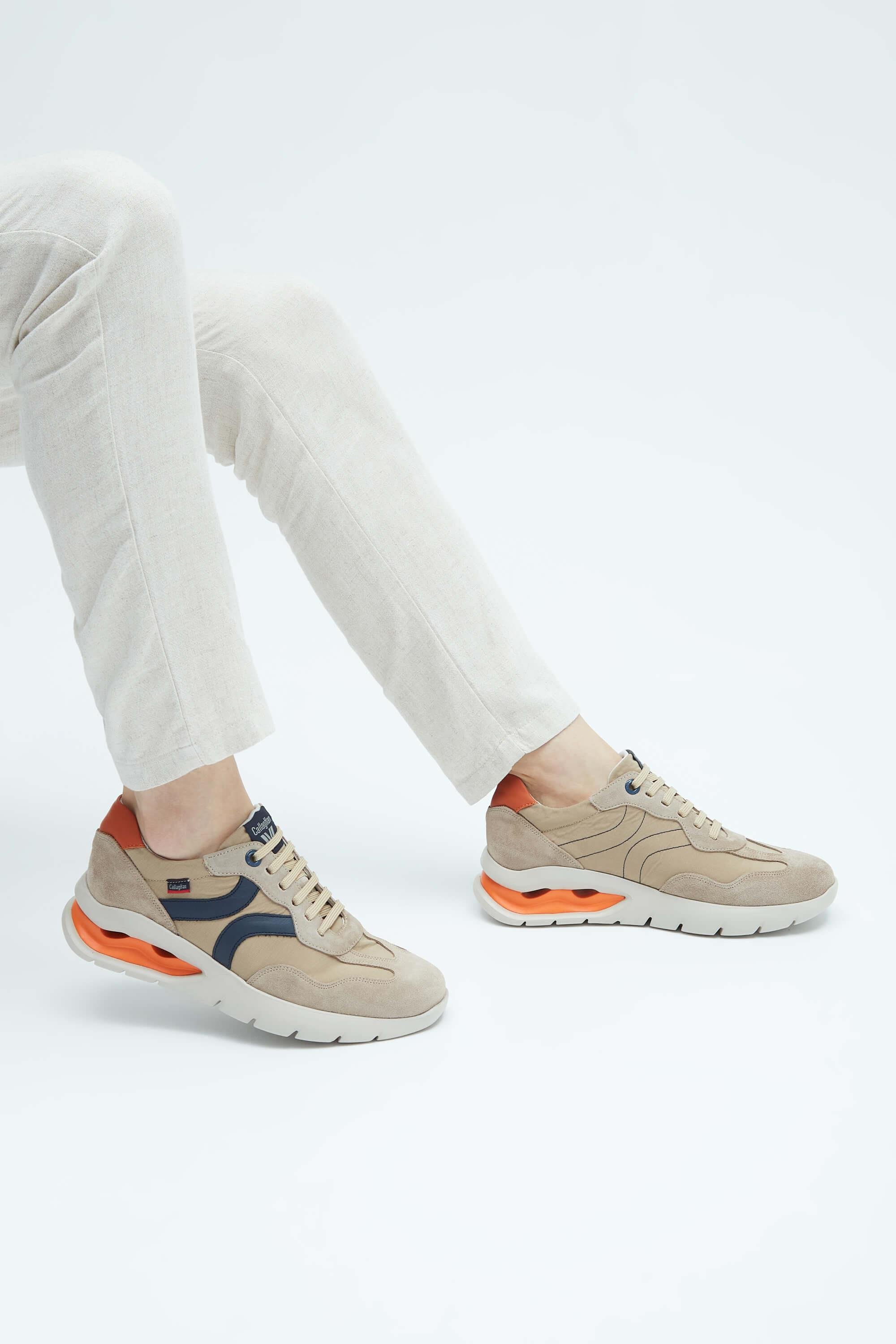 CALLAGHAN Erkek Hakiki Deri Bej Sneakers & Spor Ayakkabı