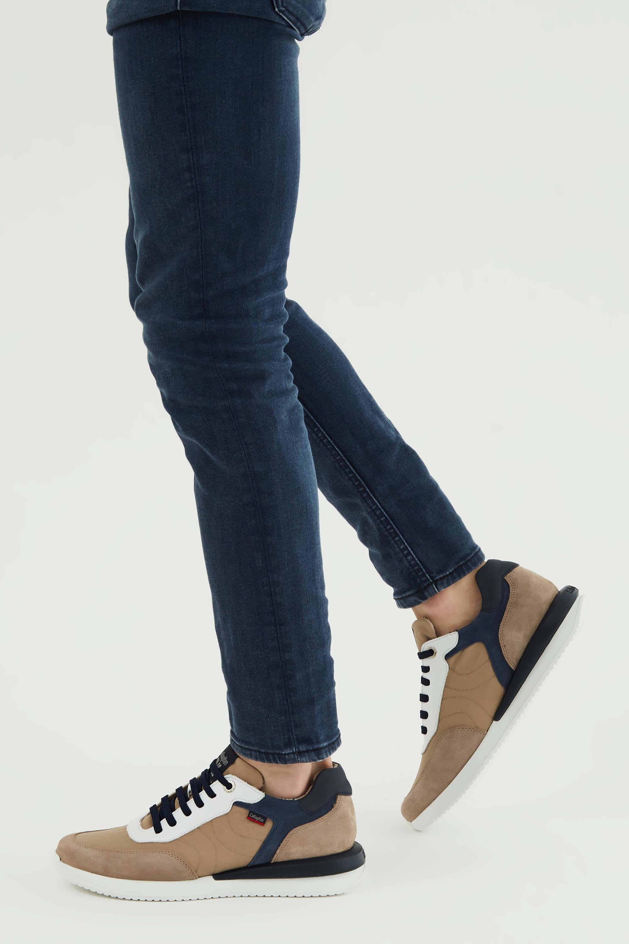 CALLAGHAN Erkek Hakiki Deri Bej Sneakers & Spor Ayakkabı