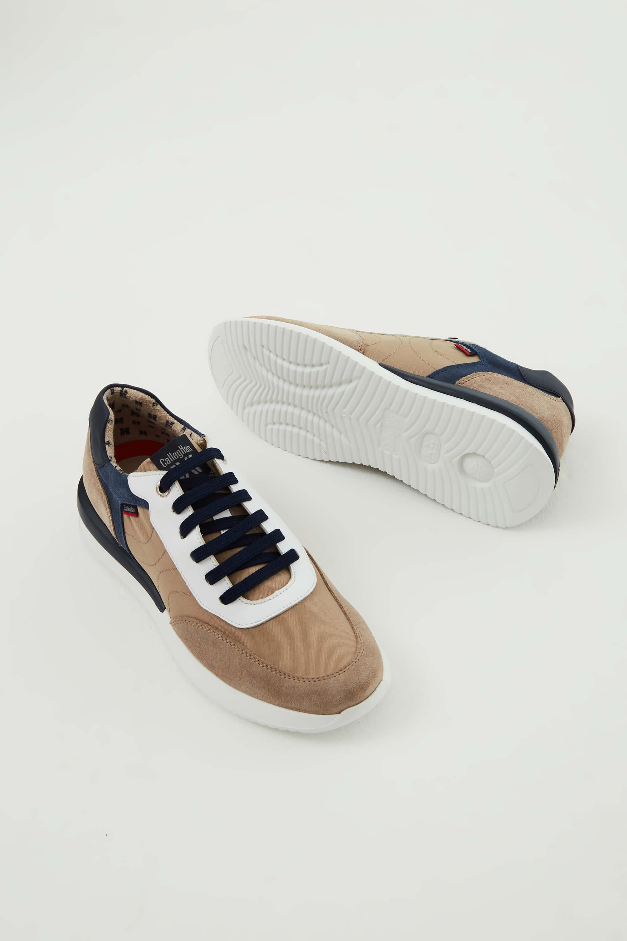 CALLAGHAN Erkek Hakiki Deri Bej Sneakers & Spor Ayakkabı