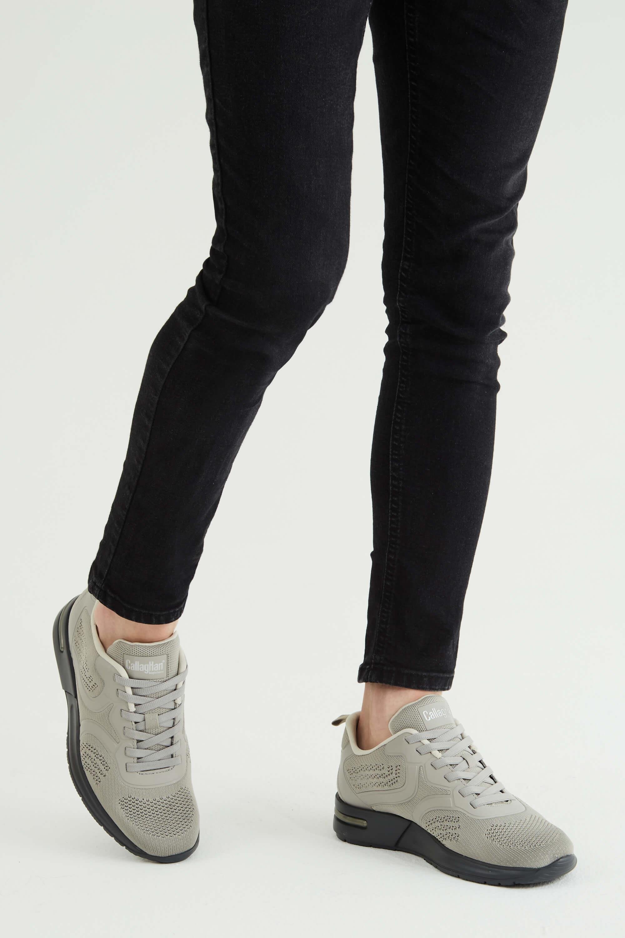 CALLAGHAN Erkek Hakiki Deri Gri Sneakers & Spor Ayakkabı