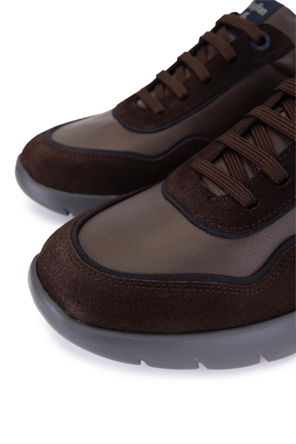 Callaghan Erkek Hakiki Deri Kahverengi Sneakers & Spor Ayakkabı