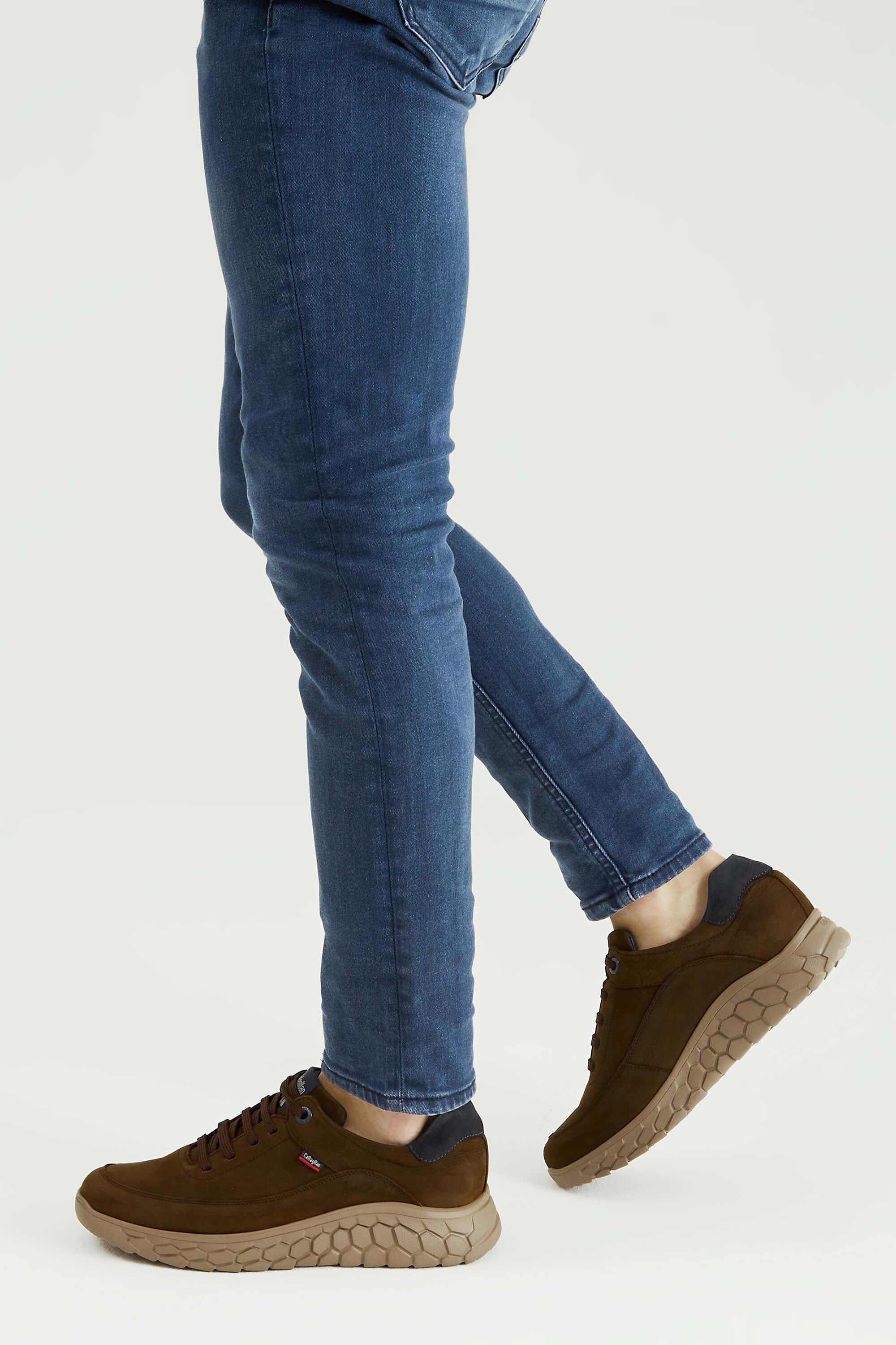 CALLAGHAN Erkek Hakiki Deri Kahverengi Sneakers & Spor Ayakkabı