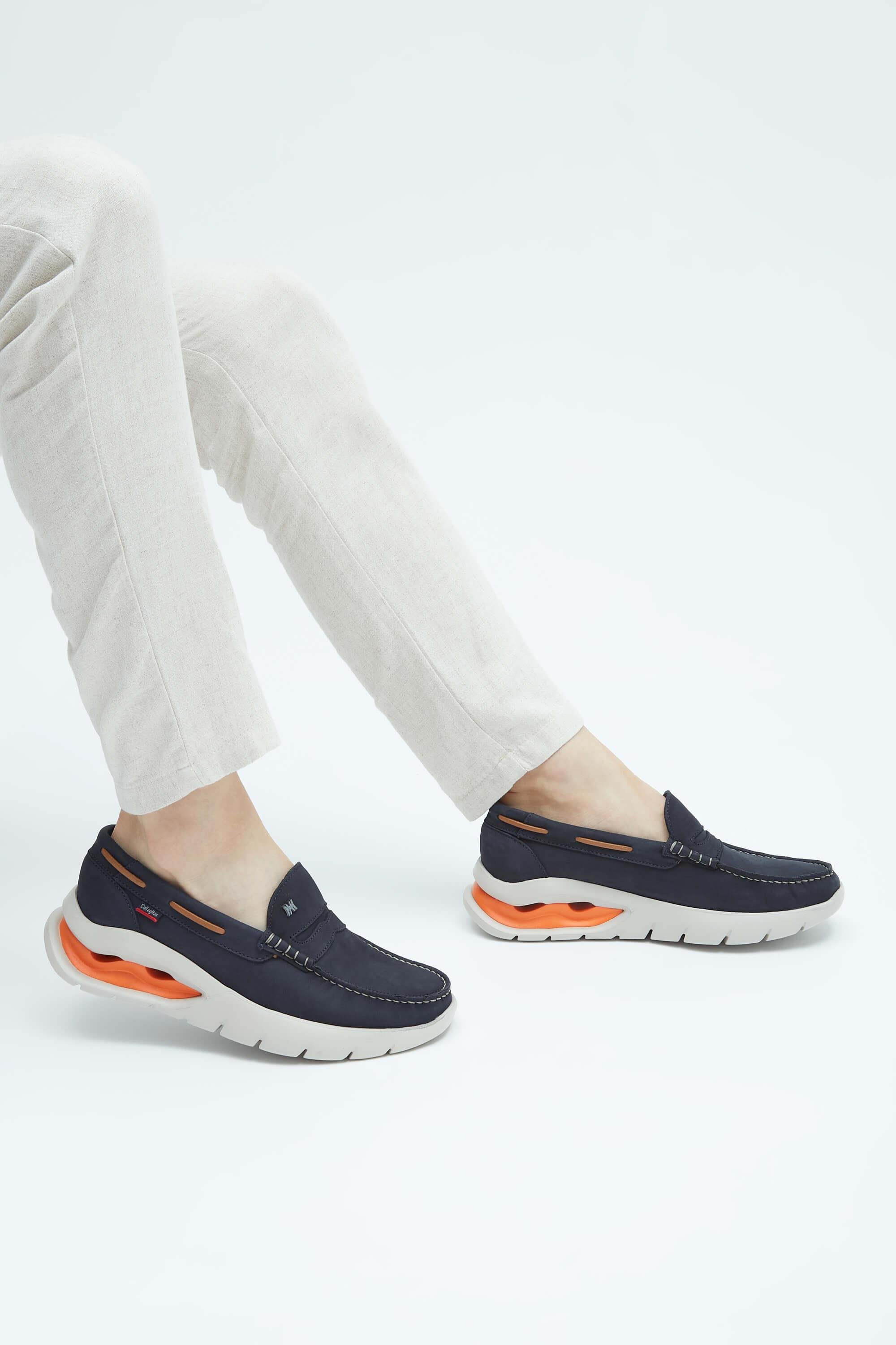 CALLAGHAN Erkek Hakiki Deri Lacivert Nubuk Casual Ayakkabı