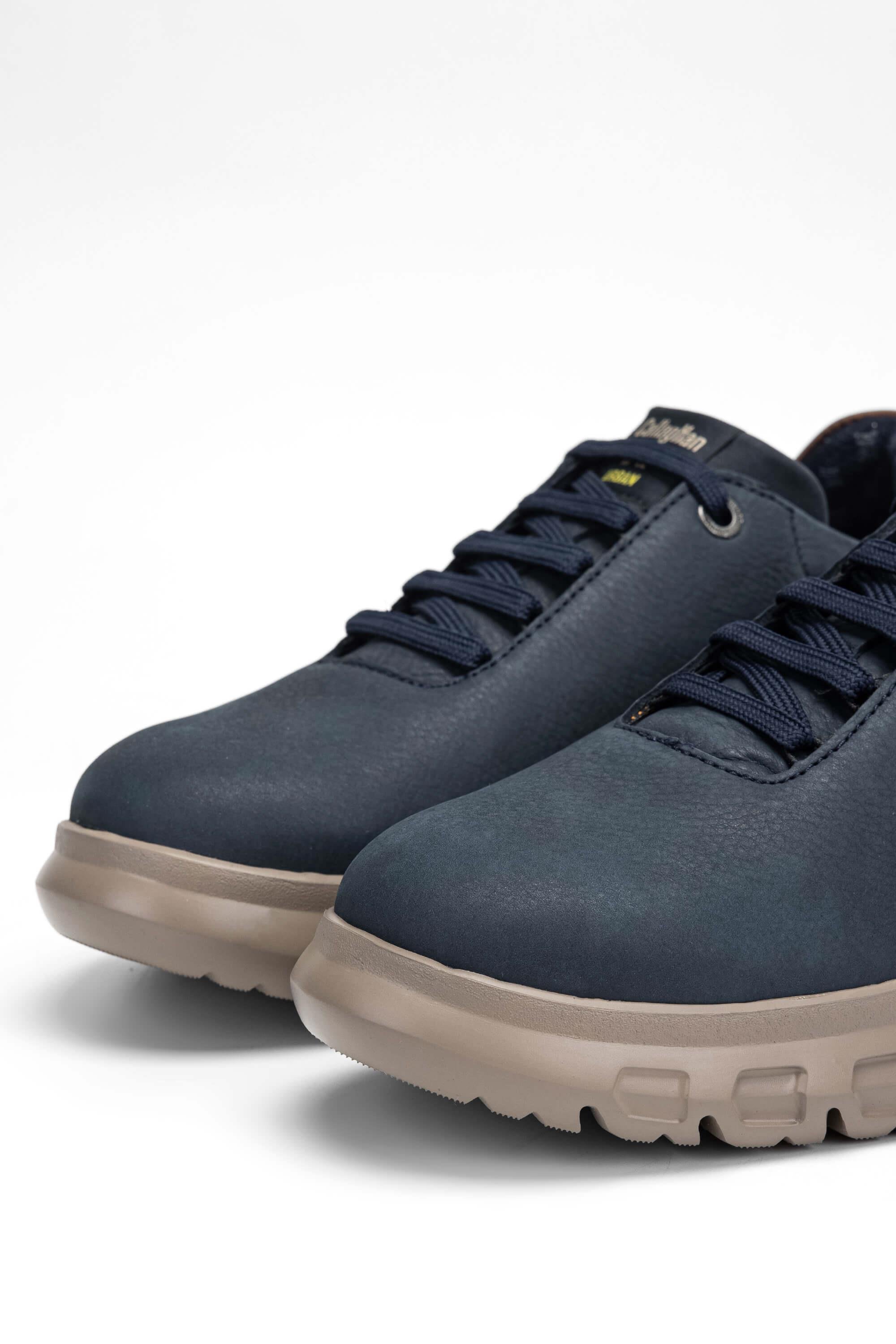 CALLAGHAN Erkek Hakiki Deri Lacivert Nubuk Sneakers & Spor Ayakkabı