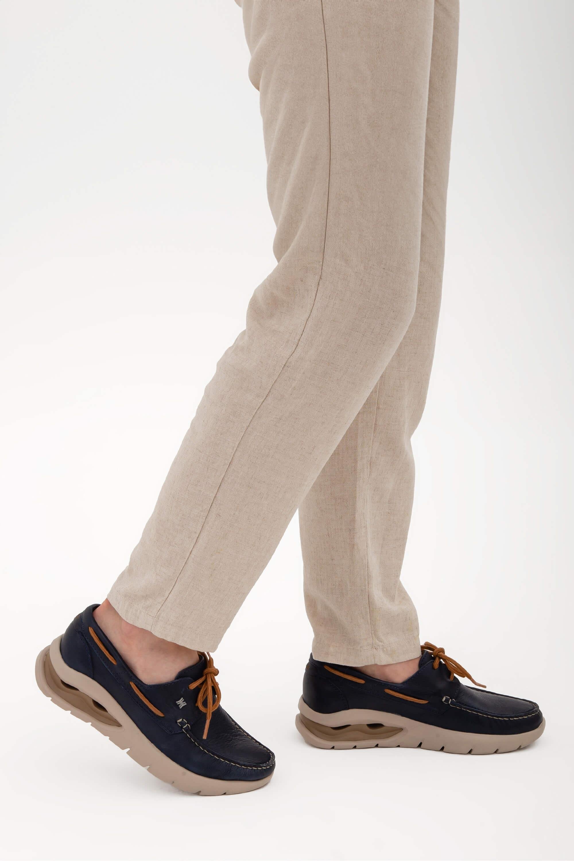 CALLAGHAN Erkek Hakiki Deri Mavi Casual Ayakkabı