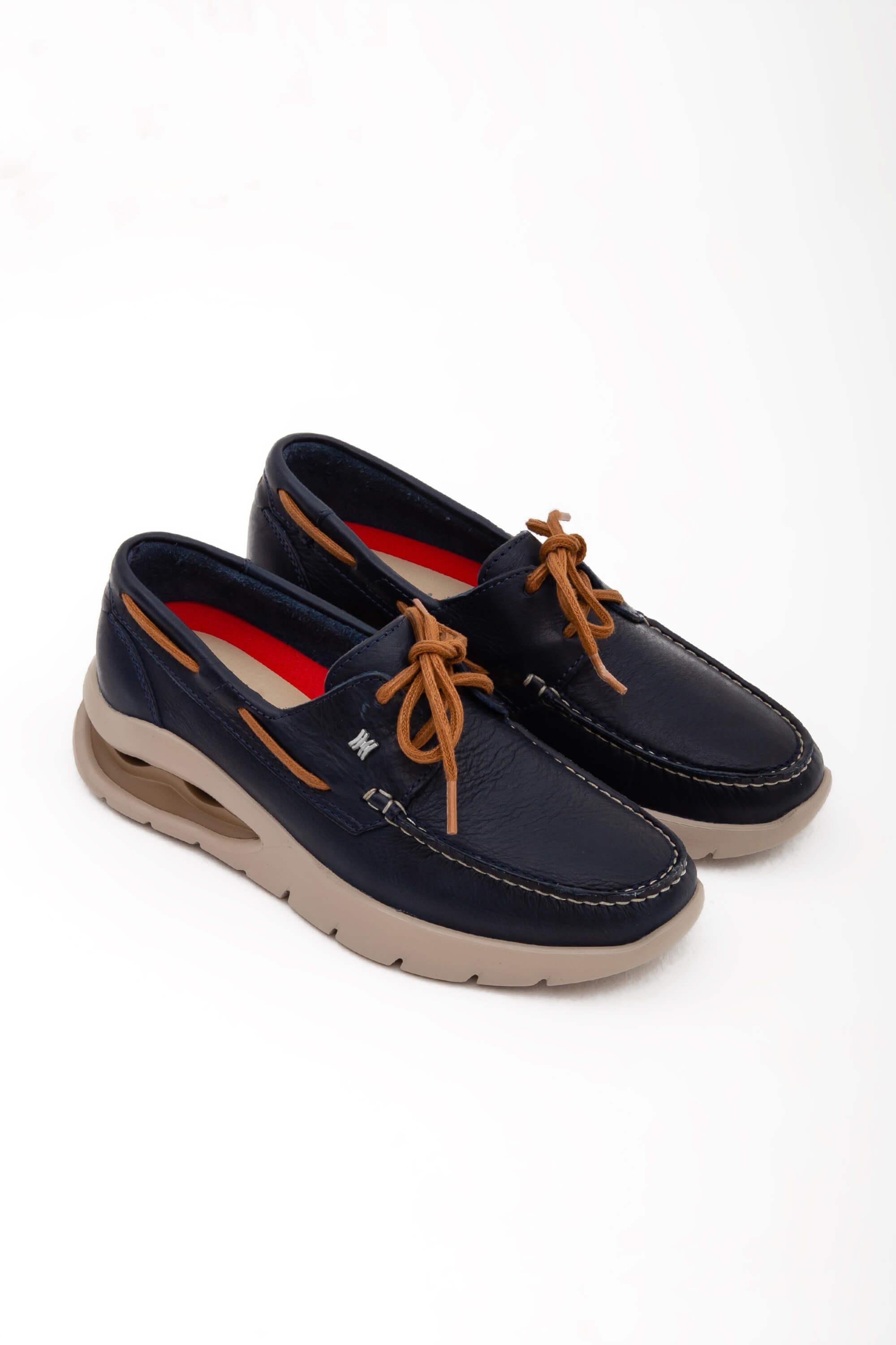 CALLAGHAN Erkek Hakiki Deri Mavi Casual Ayakkabı