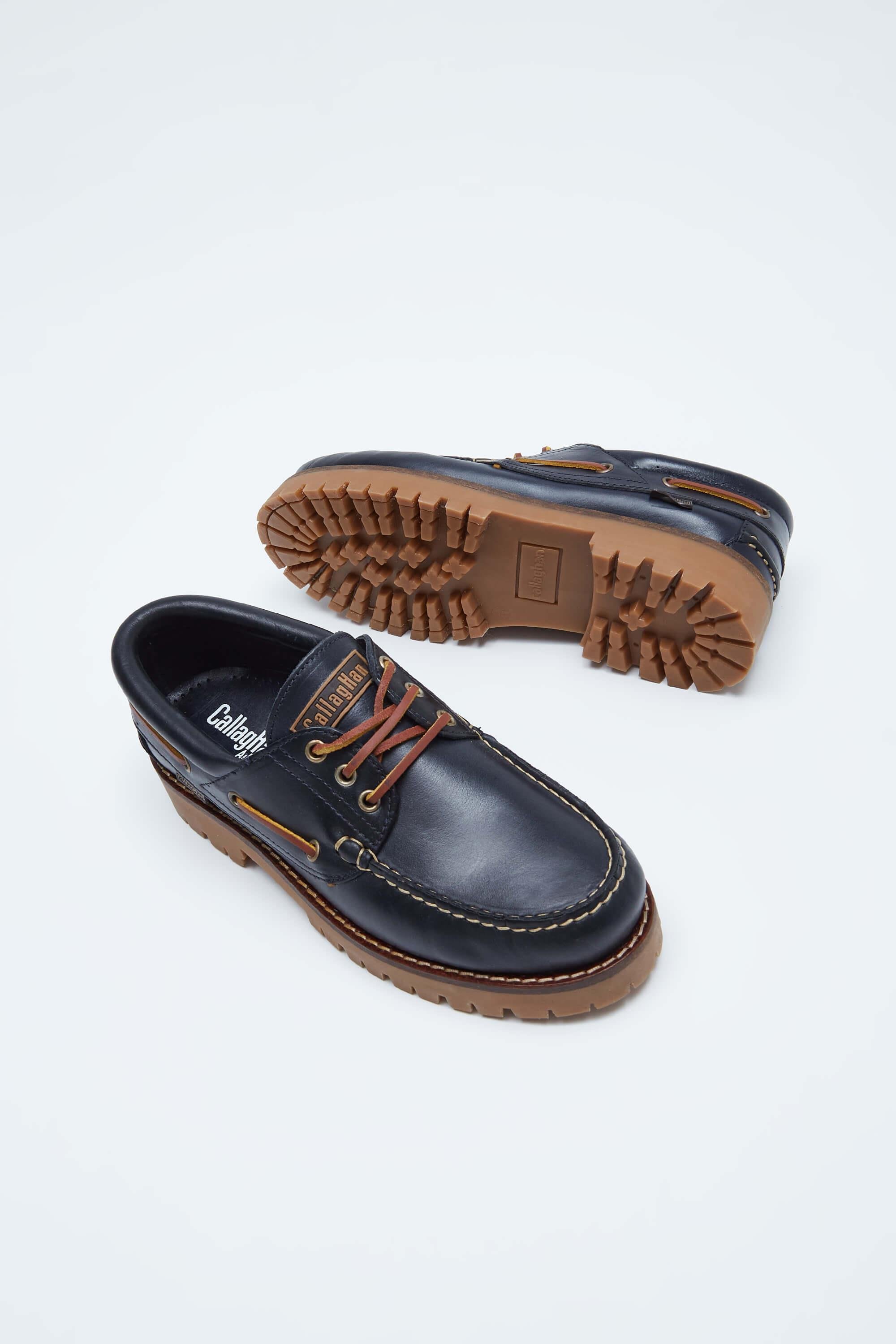 CALLAGHAN Erkek Hakiki Deri Mavi Loafer Ayakkabı