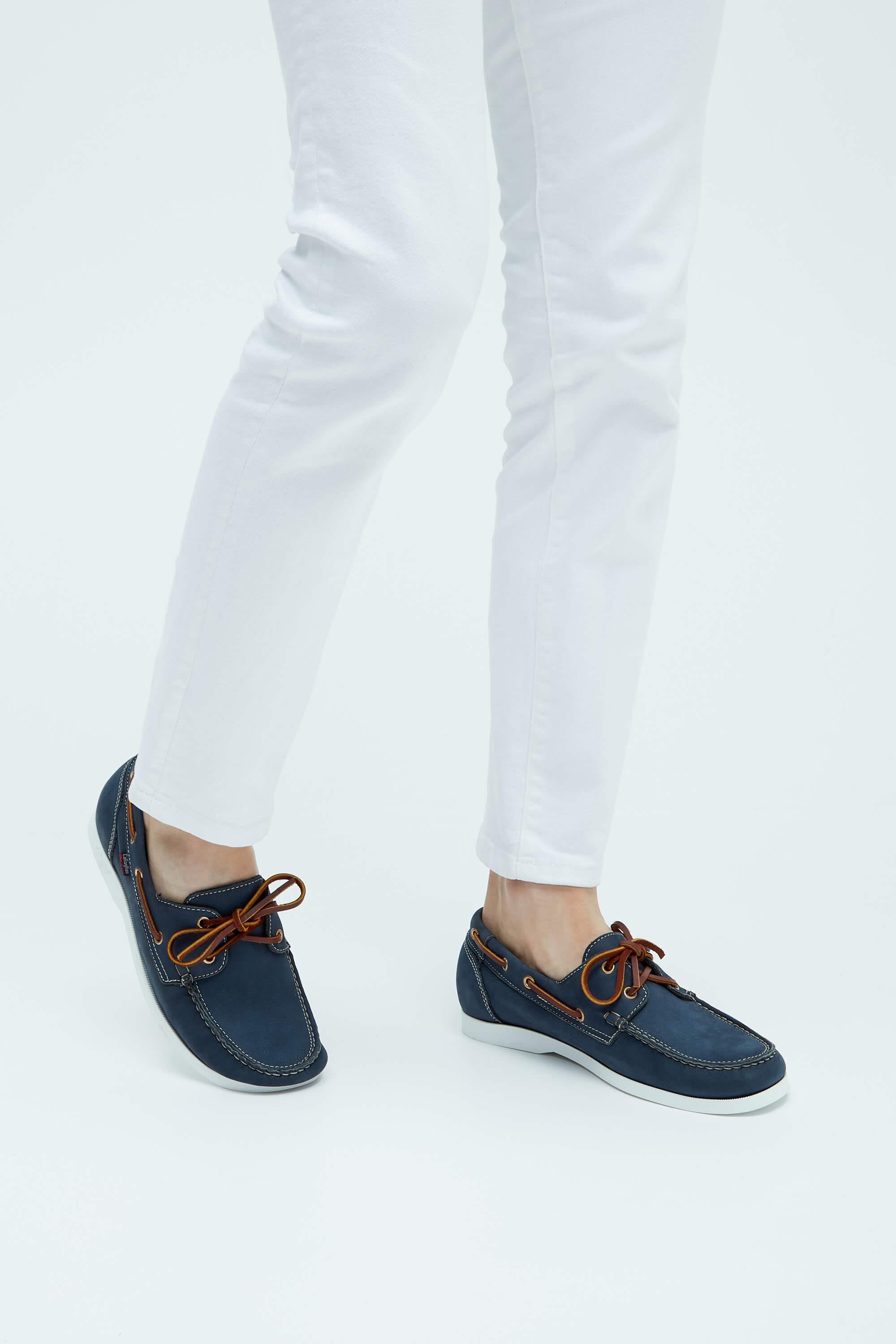 CALLAGHAN Erkek Hakiki Deri Mavi Loafer Ayakkabı