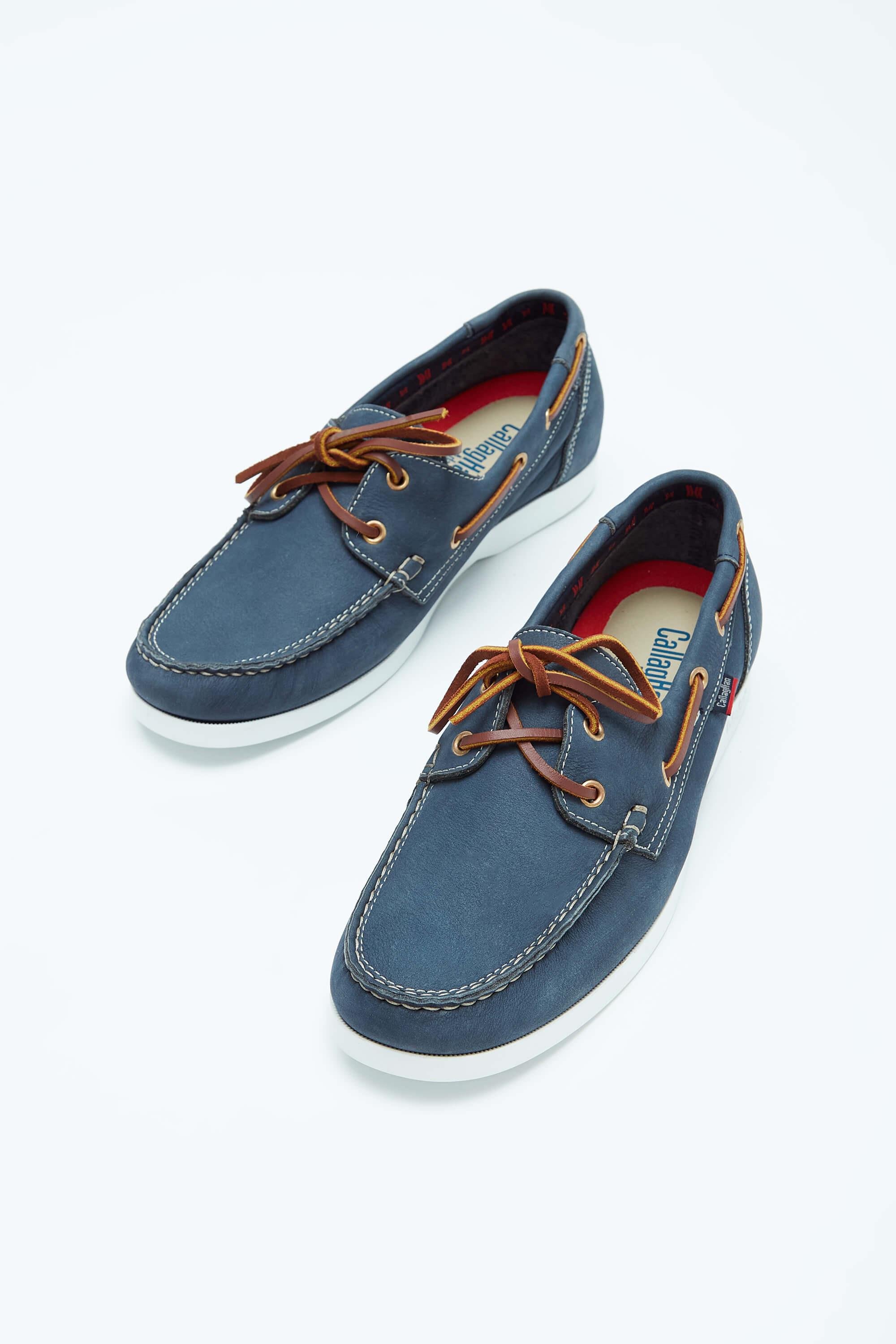 CALLAGHAN Erkek Hakiki Deri Mavi Loafer Ayakkabı