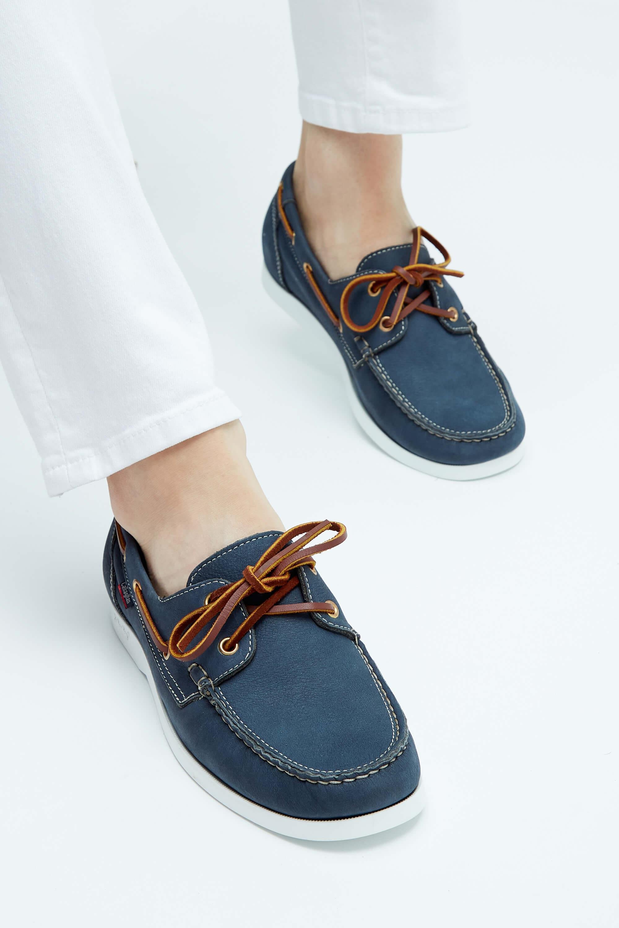 CALLAGHAN Erkek Hakiki Deri Mavi Loafer Ayakkabı