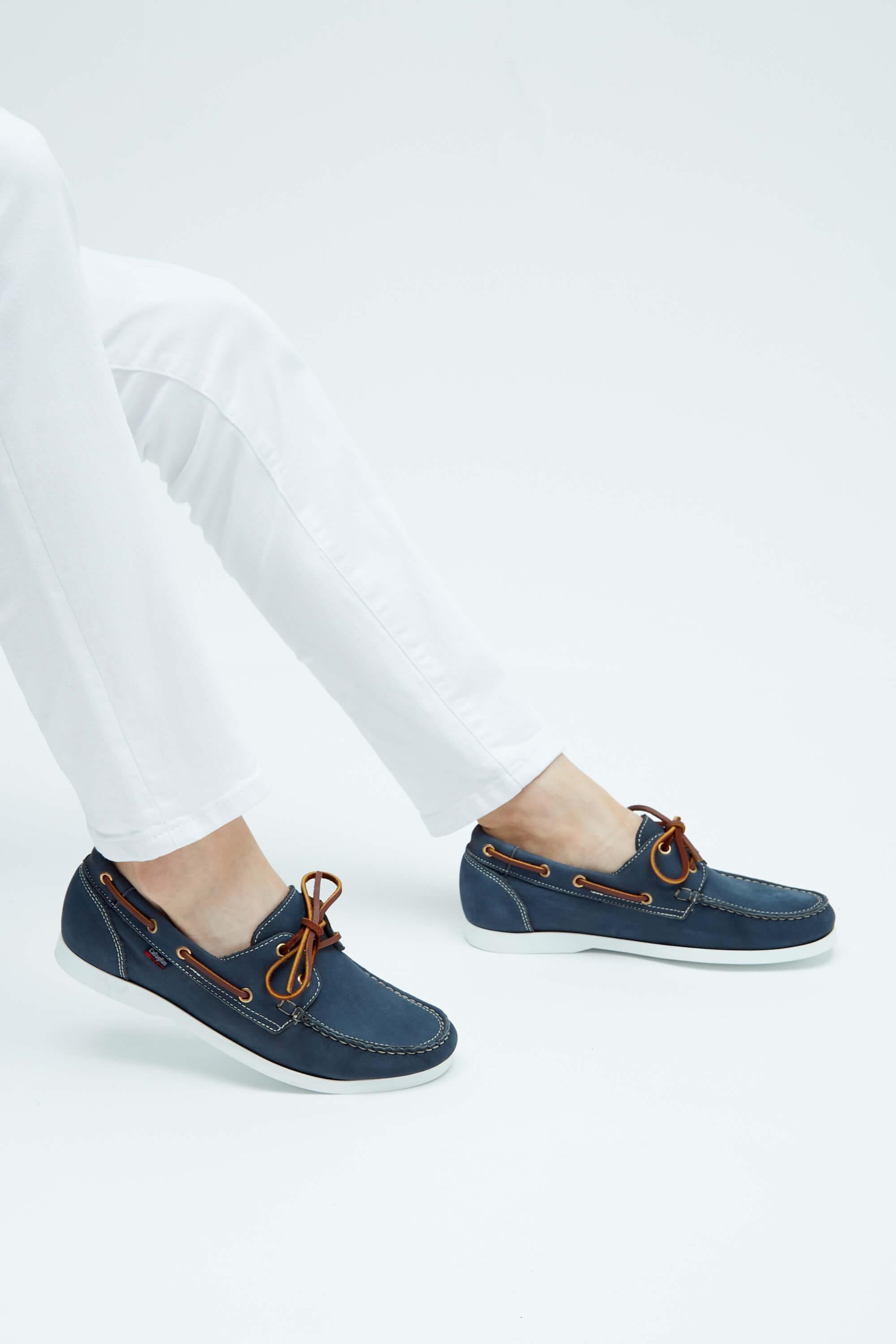 CALLAGHAN Erkek Hakiki Deri Mavi Loafer Ayakkabı