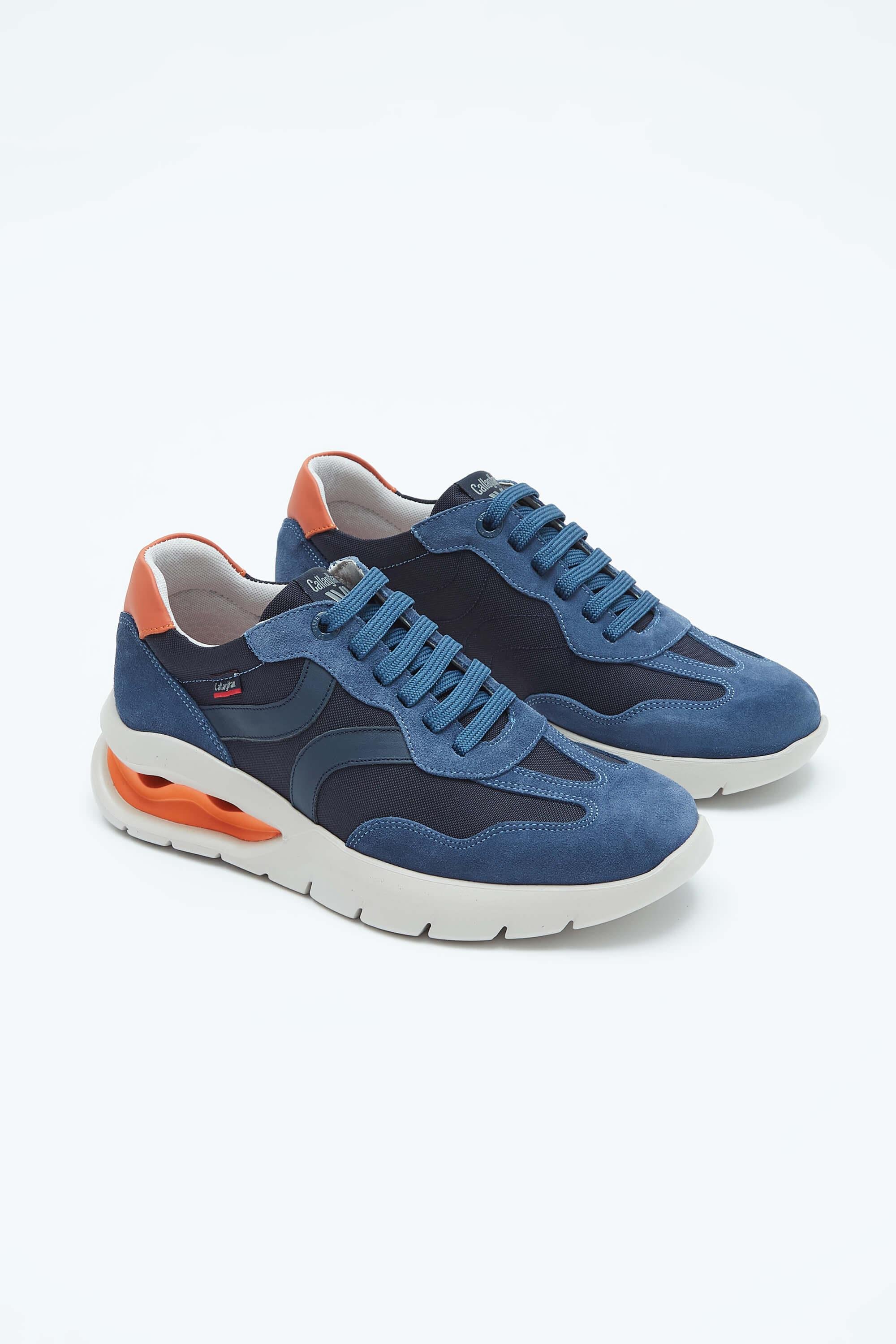 CALLAGHAN Erkek Hakiki Deri Mavi Sneakers & Spor Ayakkabı