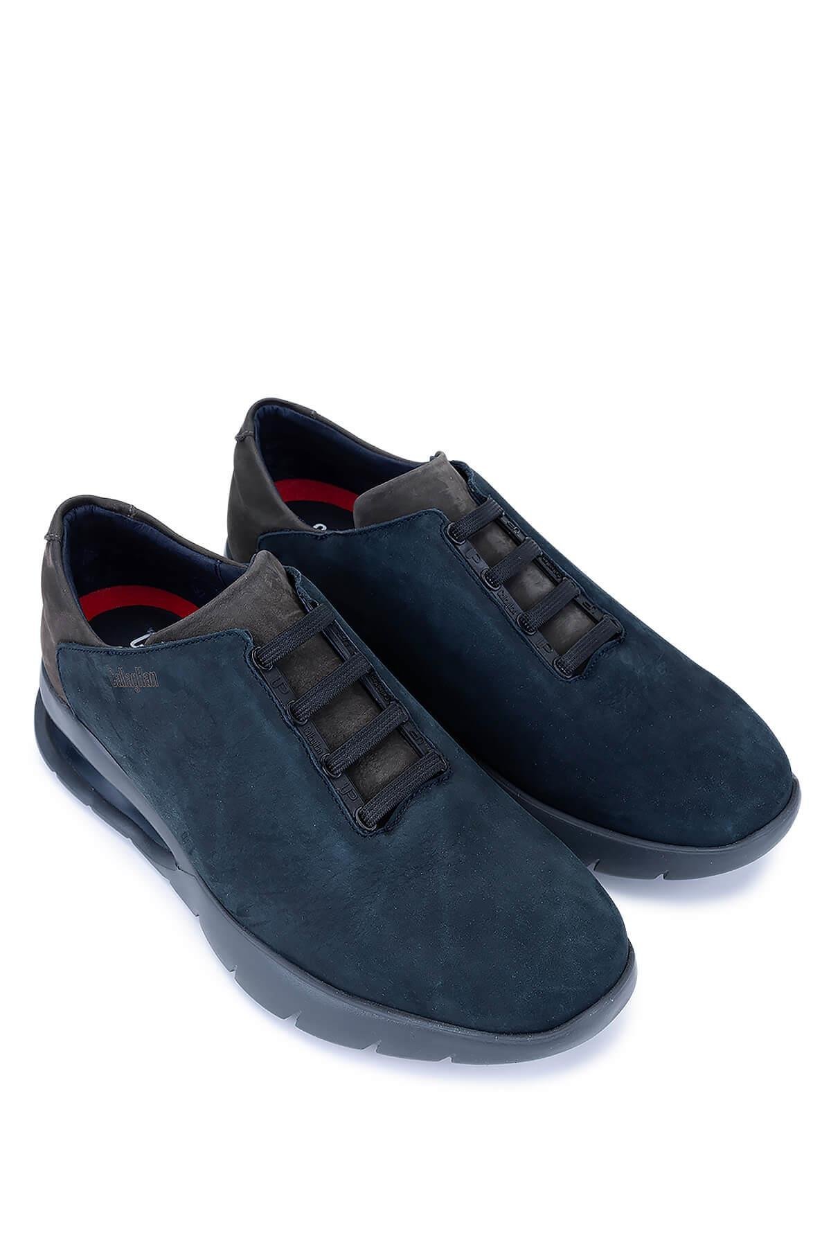 Callaghan Erkek Hakiki Deri Mavi Sneakers & Spor Ayakkabı