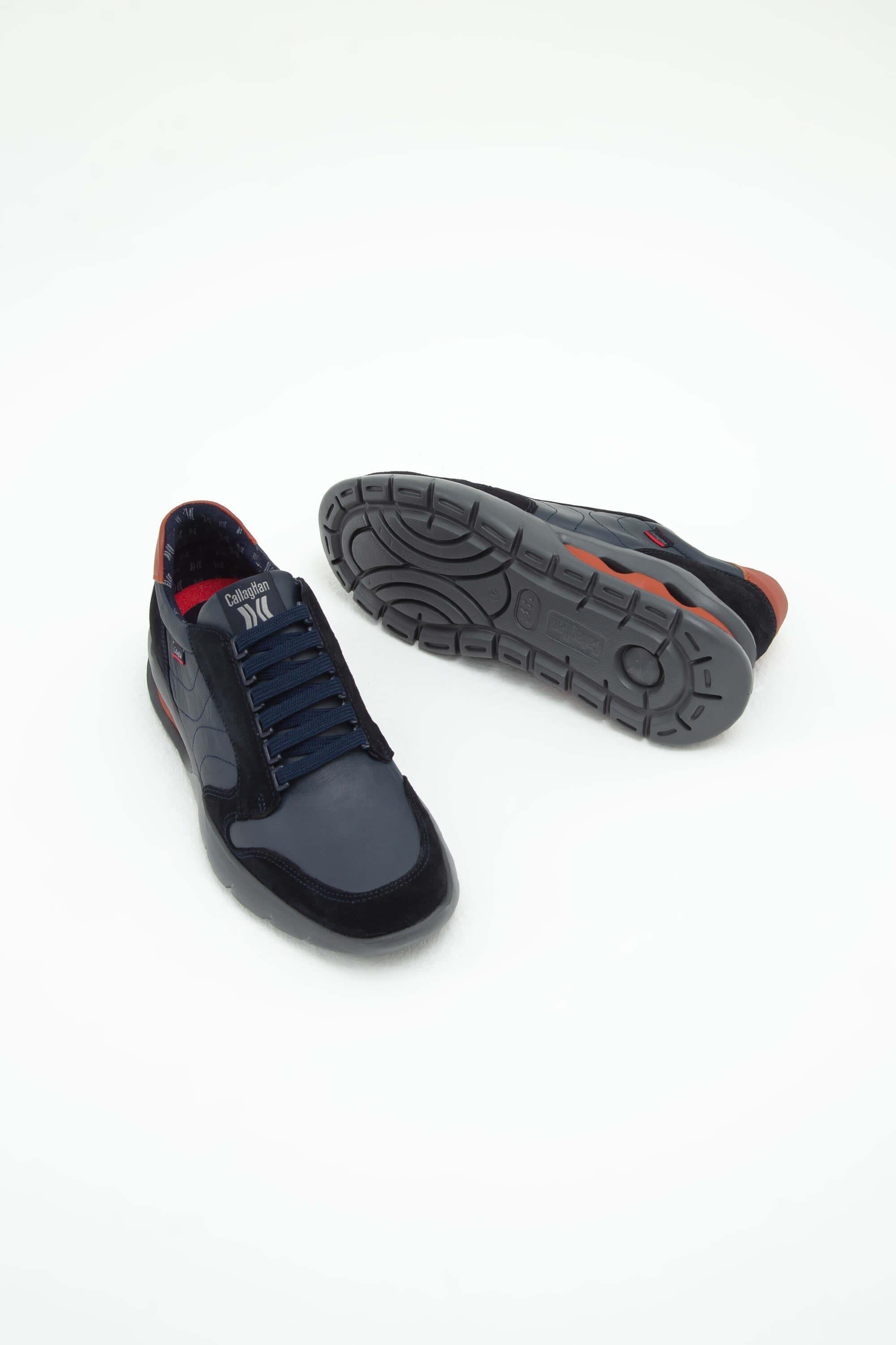 CALLAGHAN Erkek Hakiki Deri Mavi Sneakers & Spor Ayakkabı