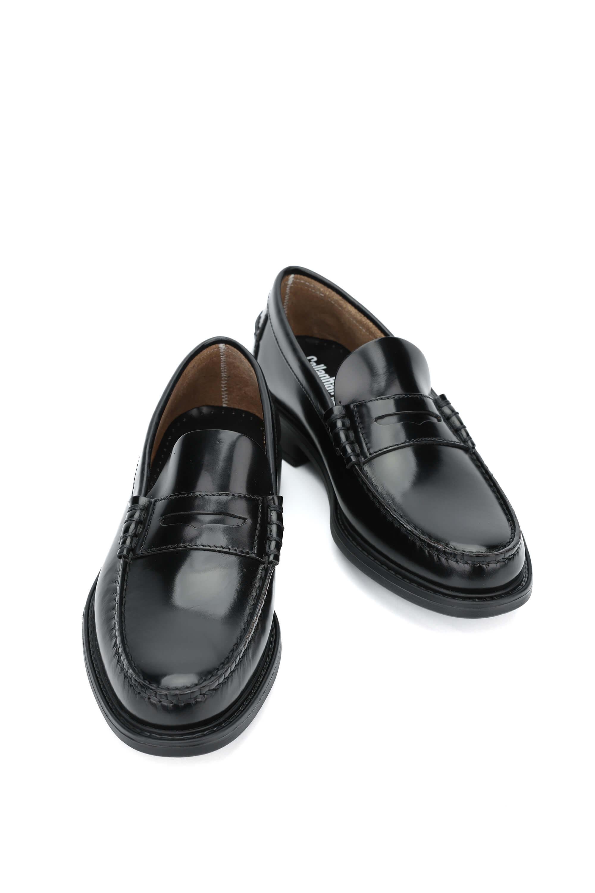 CALLAGHAN Erkek Hakiki Deri Siyah Açma Makosen Ayakkabı