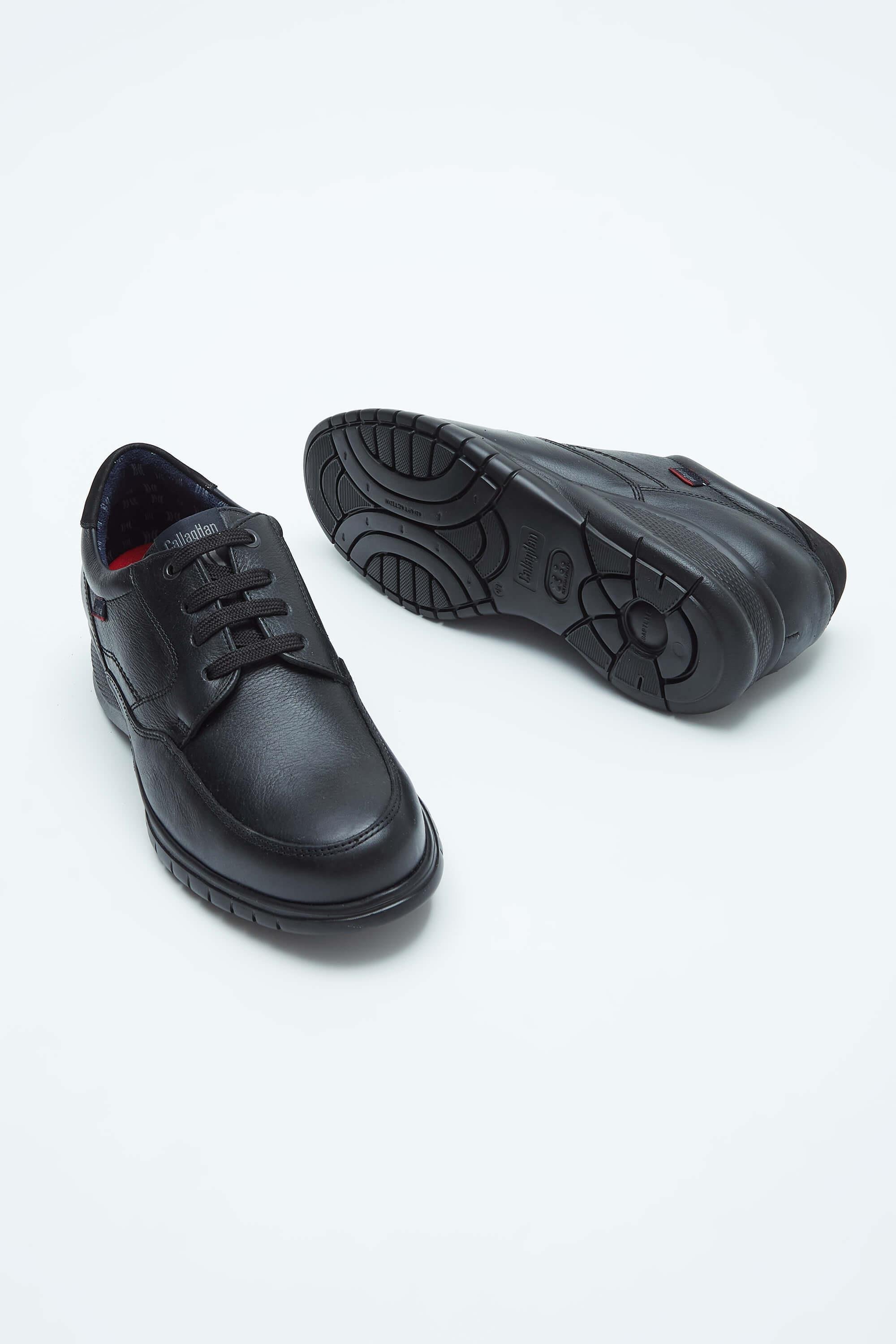 CALLAGHAN Erkek Hakiki Deri Siyah Casual Ayakkabı