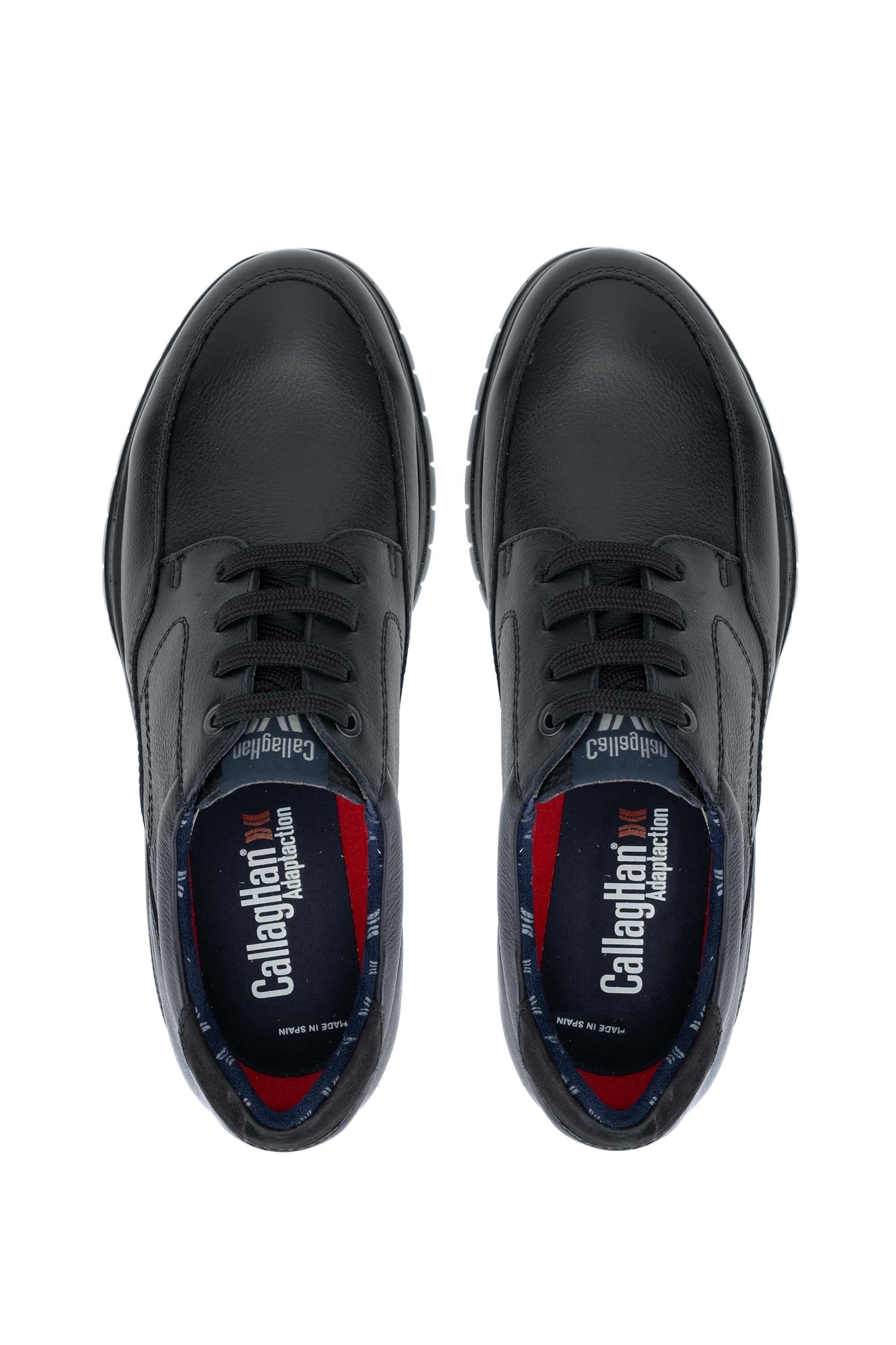 CALLAGHAN Erkek Hakiki Deri Siyah Casual Ayakkabı