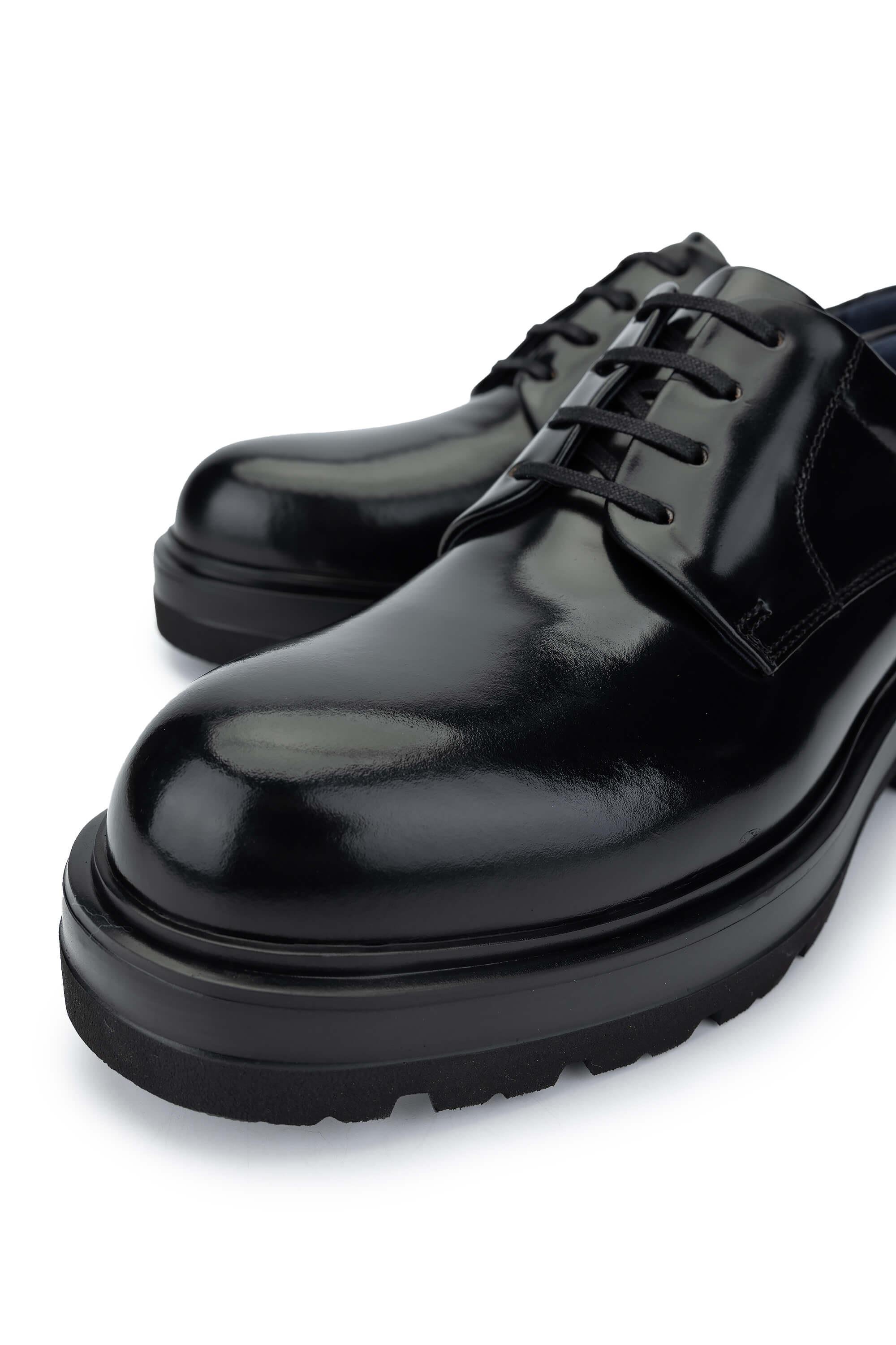 CALLAGHAN Erkek Hakiki Deri Siyah Klasik Ayakkabı