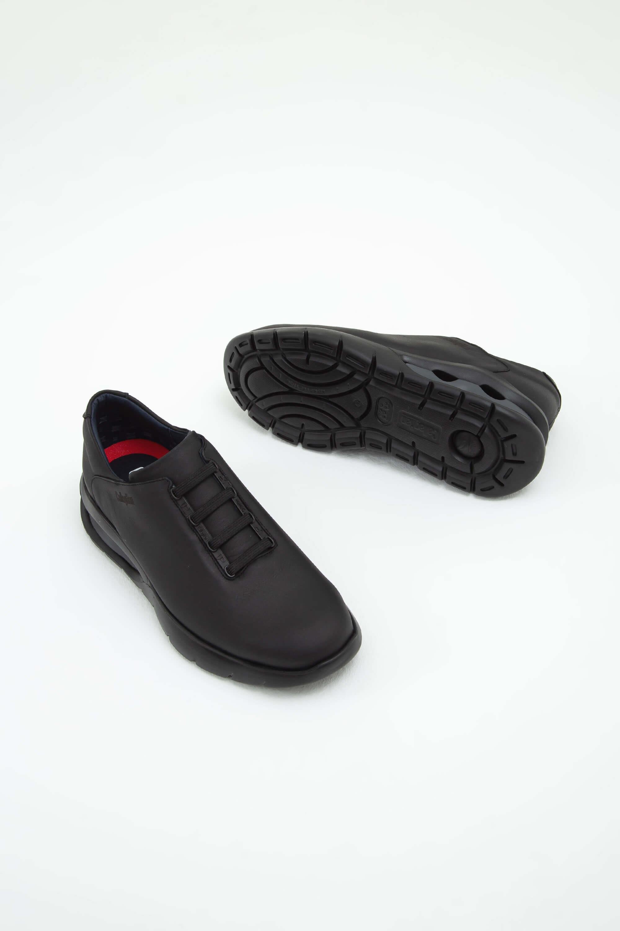 CALLAGHAN Erkek Hakiki Deri Siyah Sneakers & Spor Ayakkabı