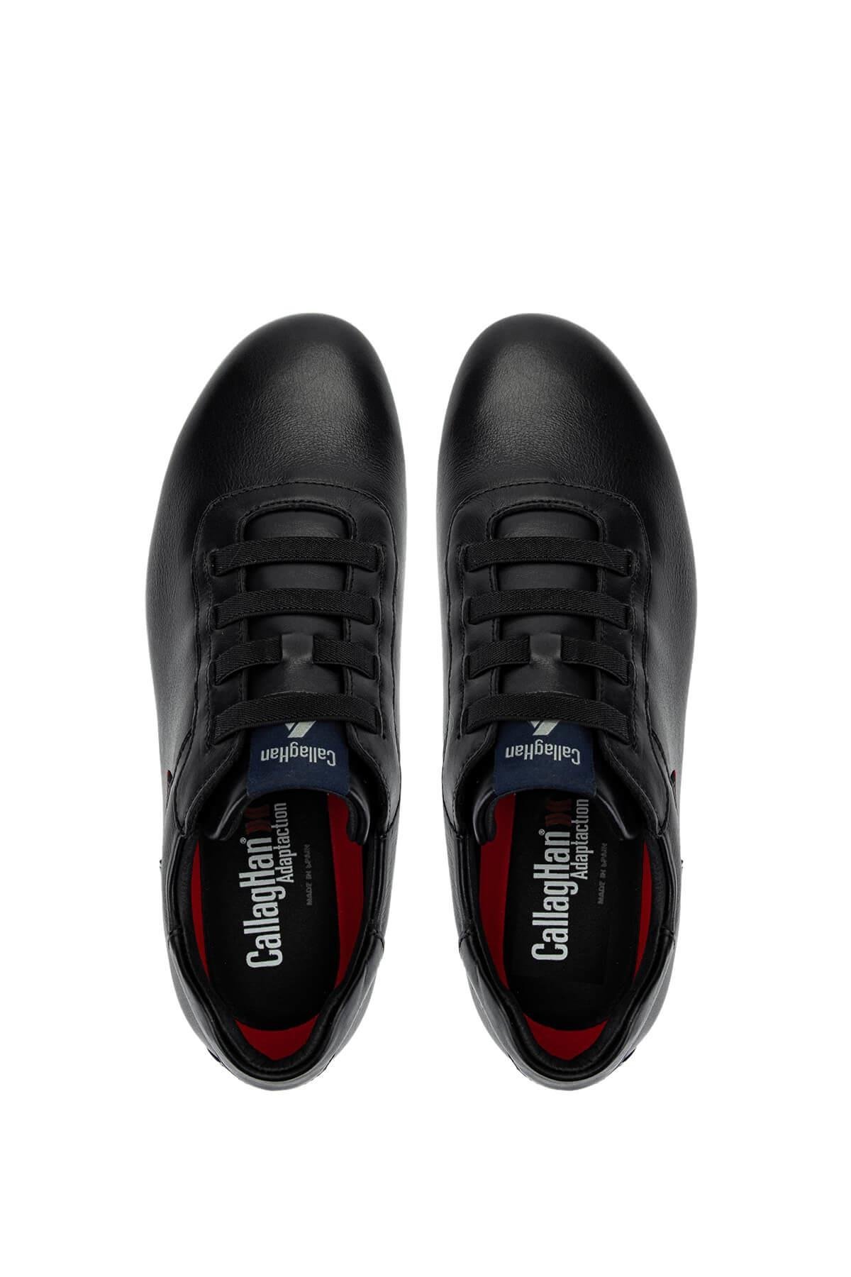 CALLAGHAN Erkek Hakiki Deri Siyah Sneakers & Spor Ayakkabı