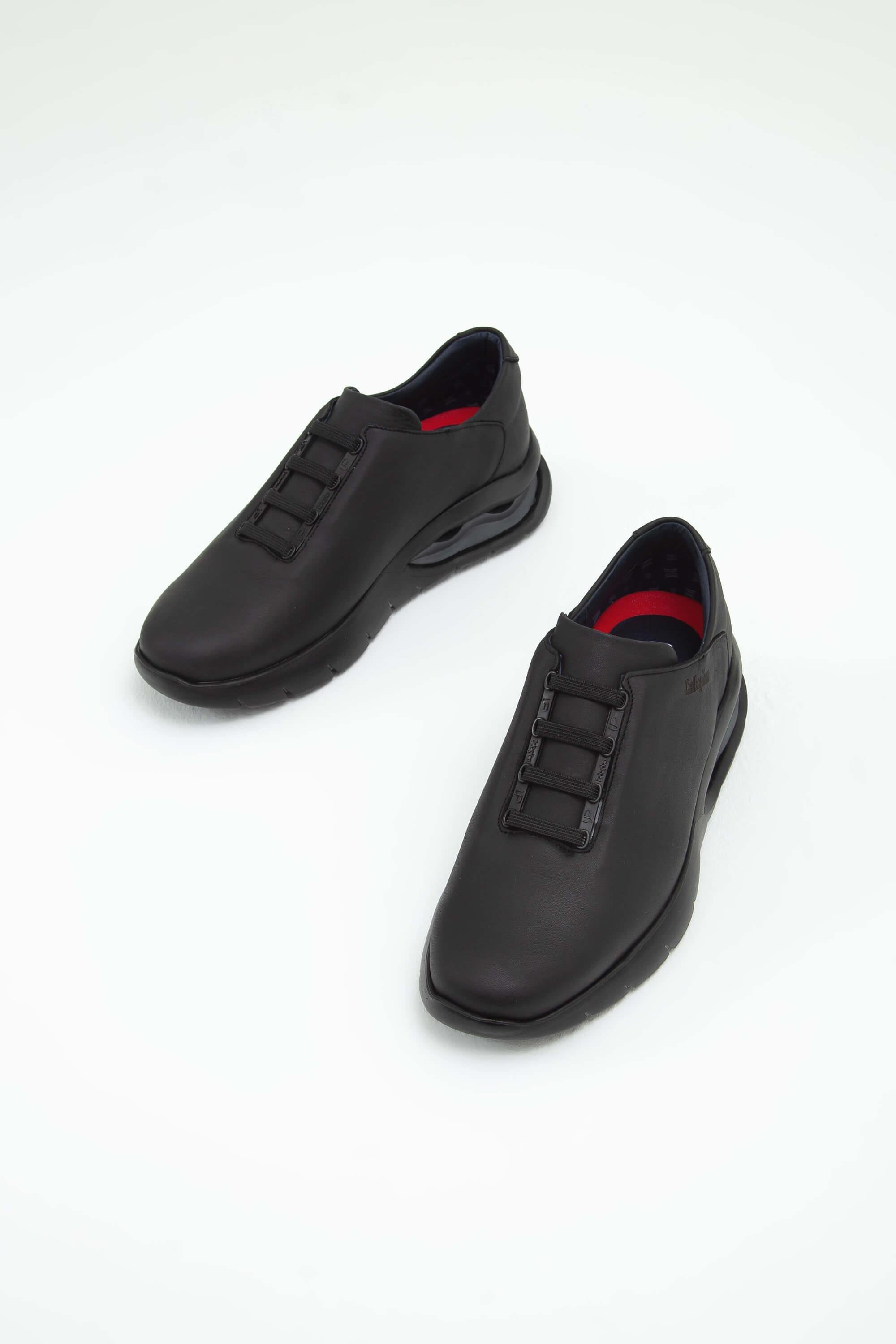 CALLAGHAN Erkek Hakiki Deri Siyah Sneakers & Spor Ayakkabı