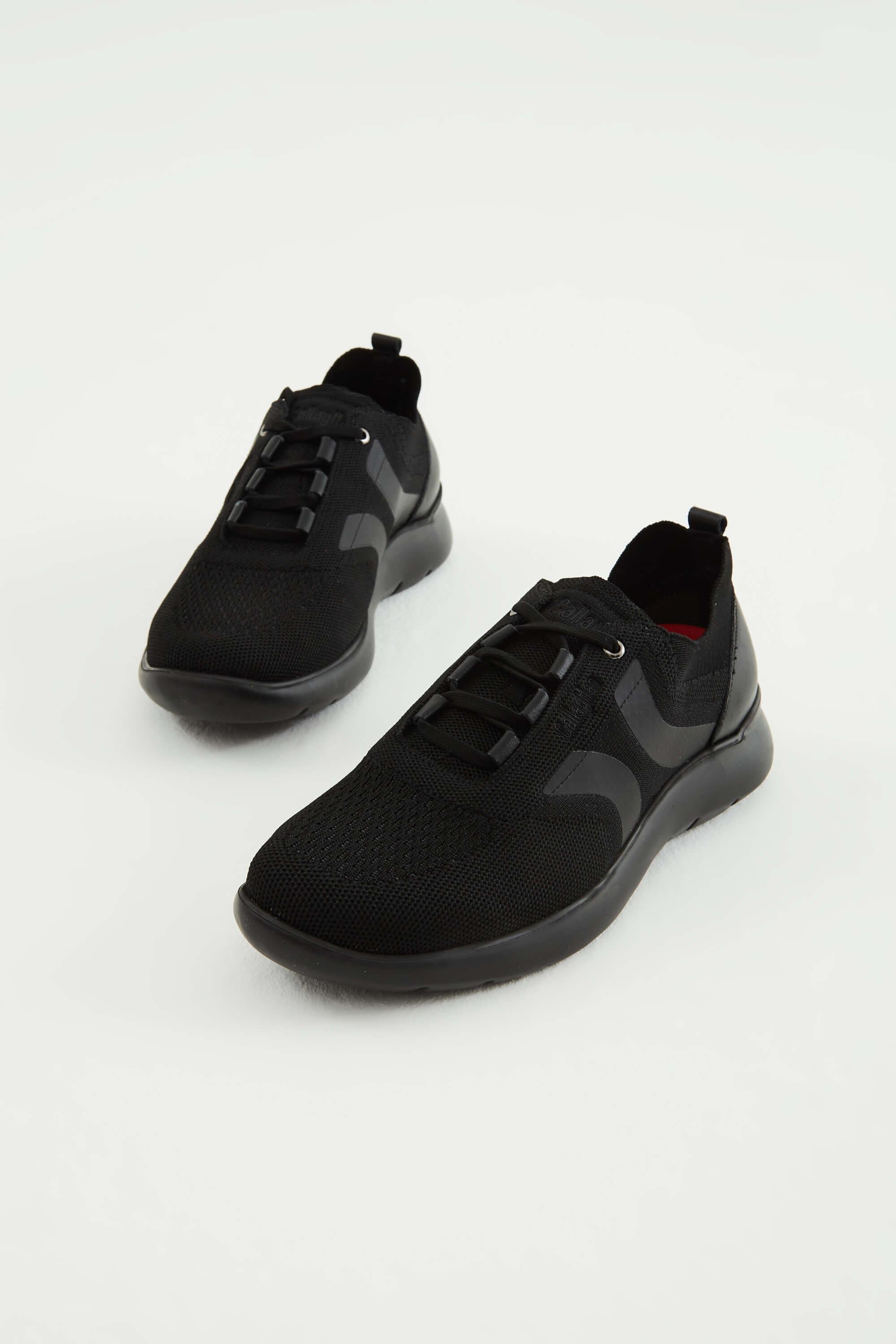 CALLAGHAN Erkek Tekstil Deri Siyah Sneakers & Spor Ayakkabı