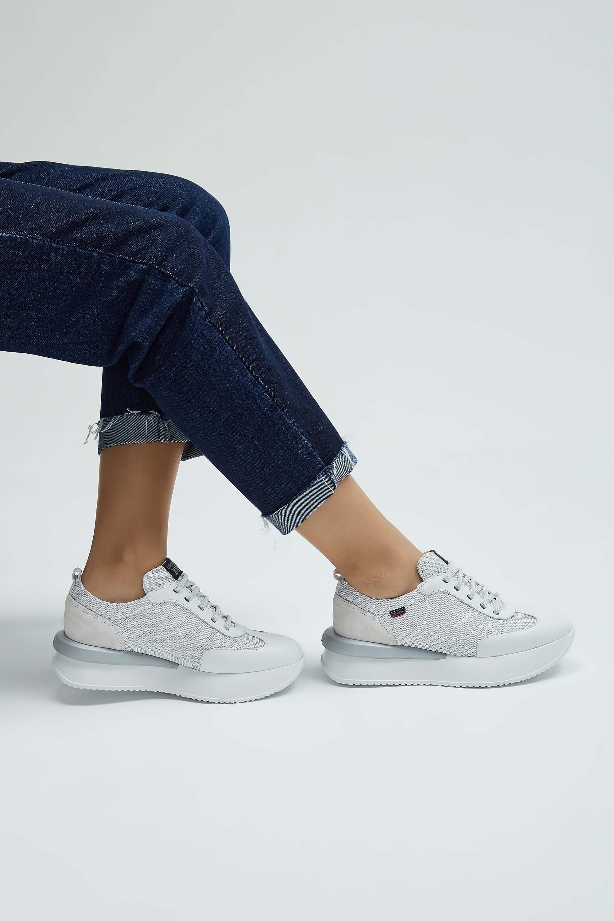 CALLAGHAN Kadın Deri & Tekstil Beyaz/Bej Sneakers & Spor Ayakkabı