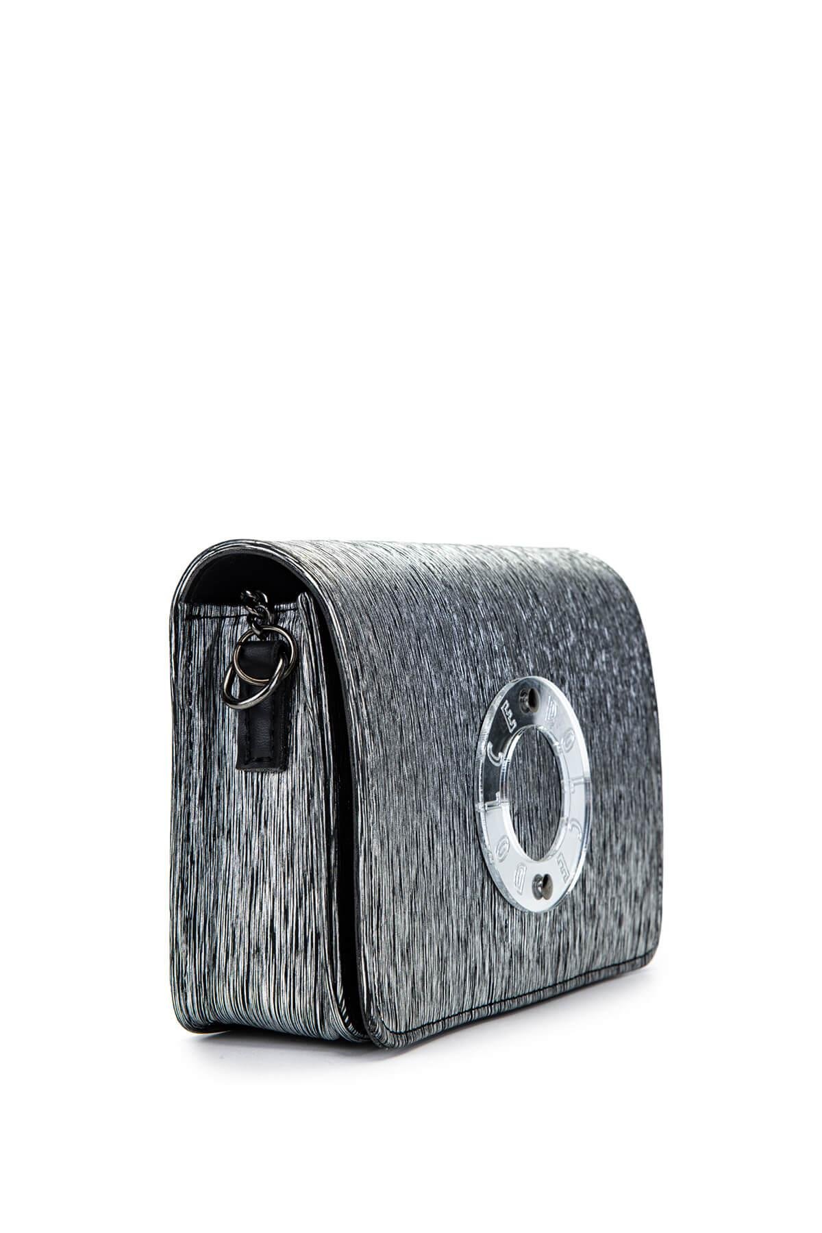 DOLCE Kadın Vegan Antrasit Postacı Çanta