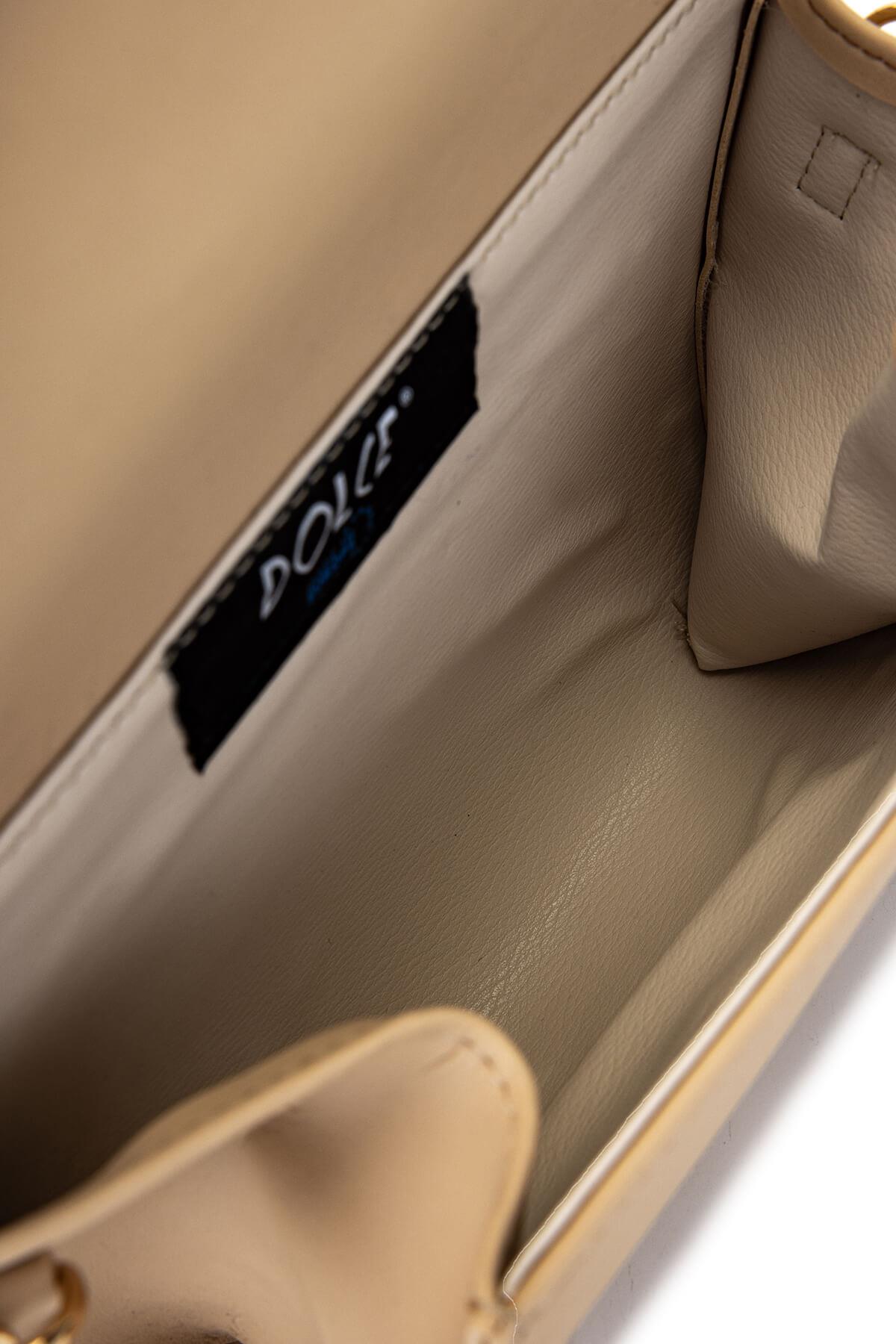 DOLCE Kadın Vegan Bej Postacı Çanta