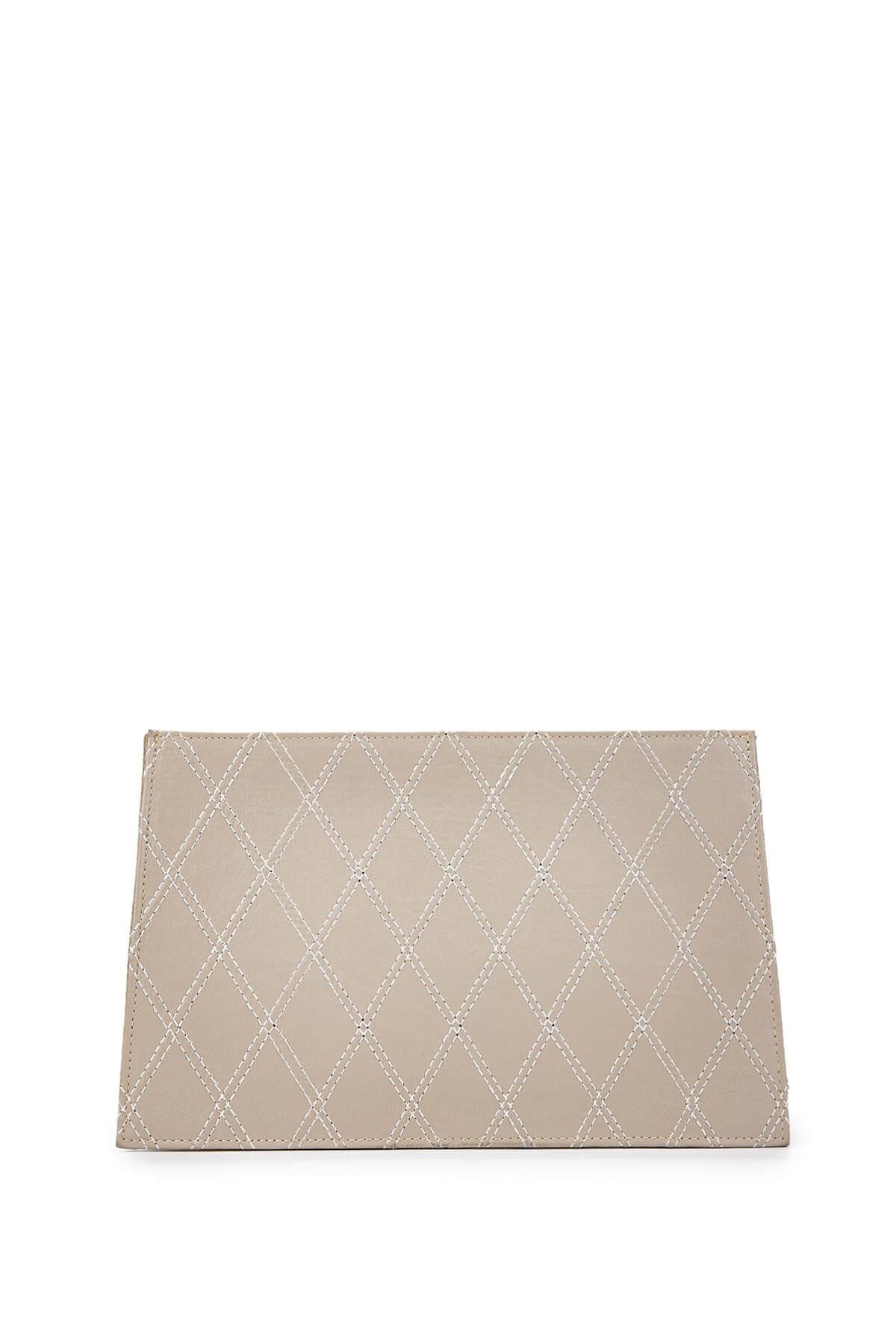 DOLCE Kadın Vegan Bej Postacı Çanta