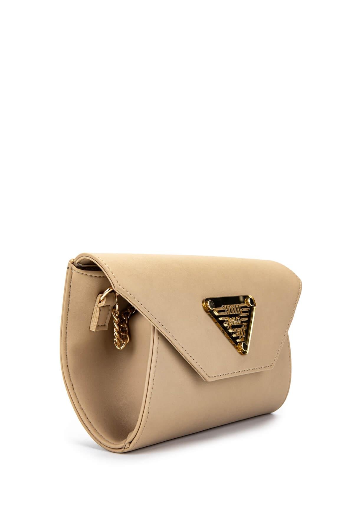 DOLCE Kadın Vegan Bej Postacı Çanta