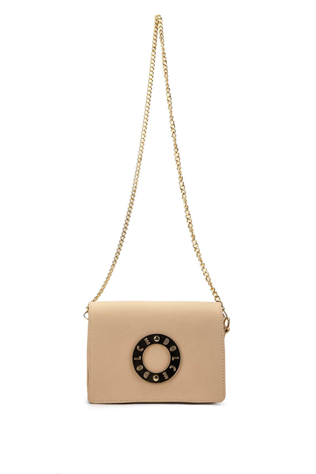 DOLCE Kadın Vegan Bej Postacı Çanta