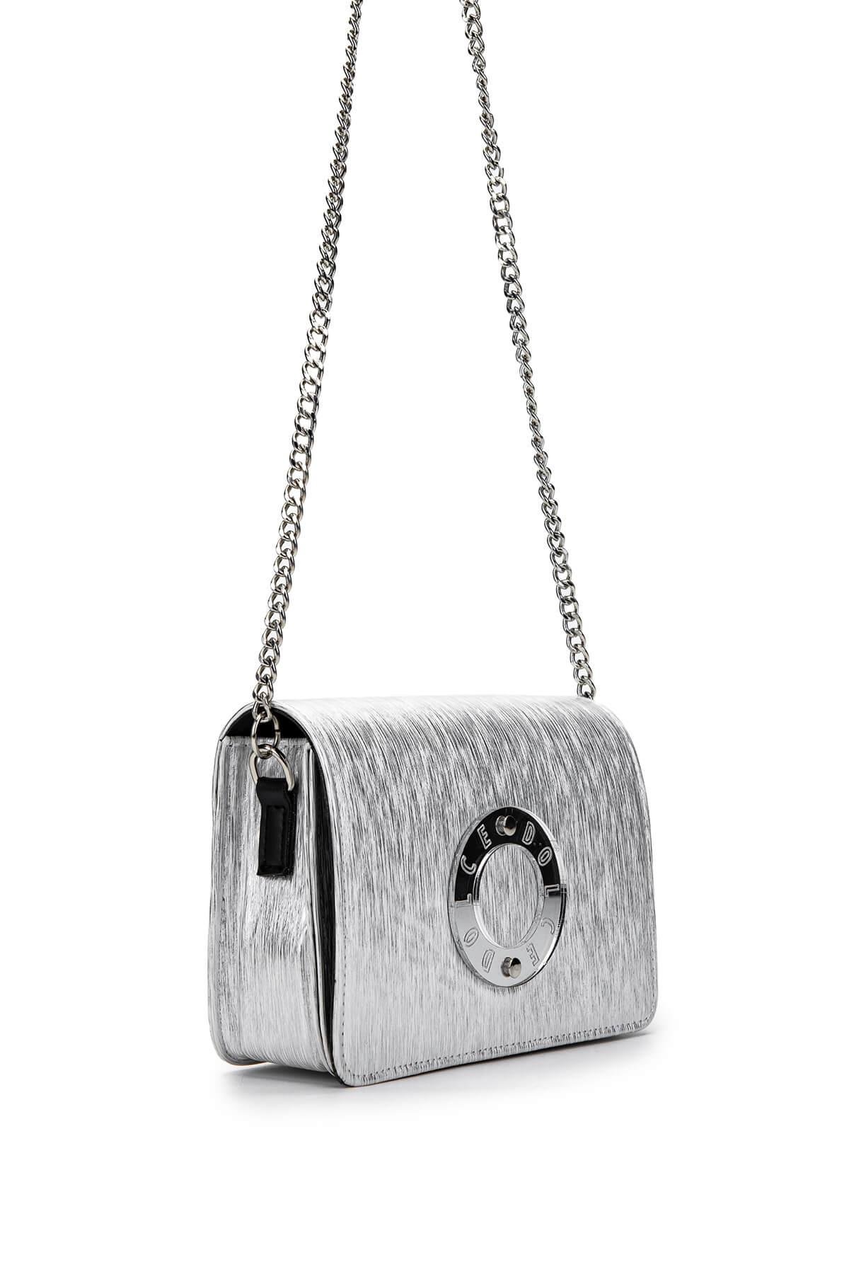 DOLCE Kadın Vegan Gri Postacı Çanta