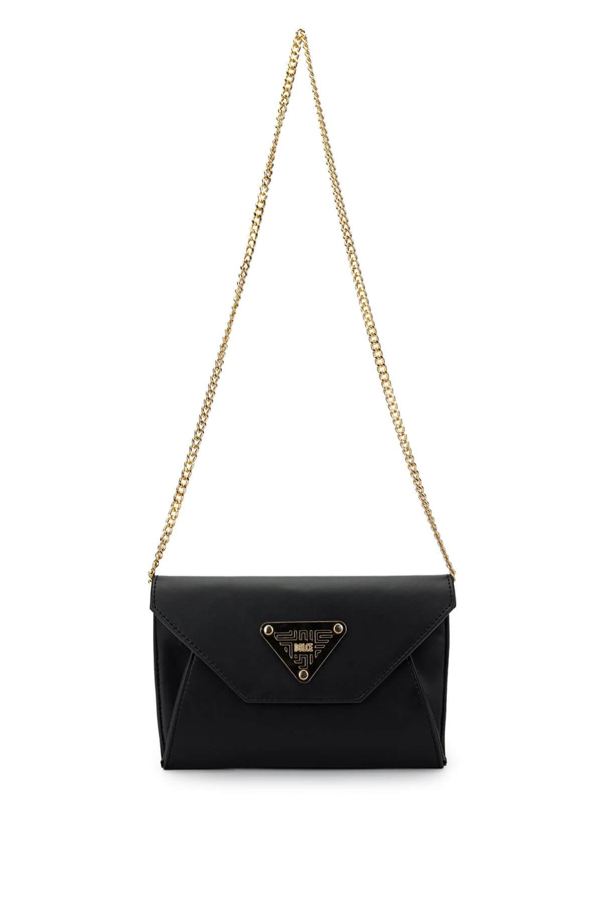 DOLCE Kadın Vegan Siyah Postacı Çanta