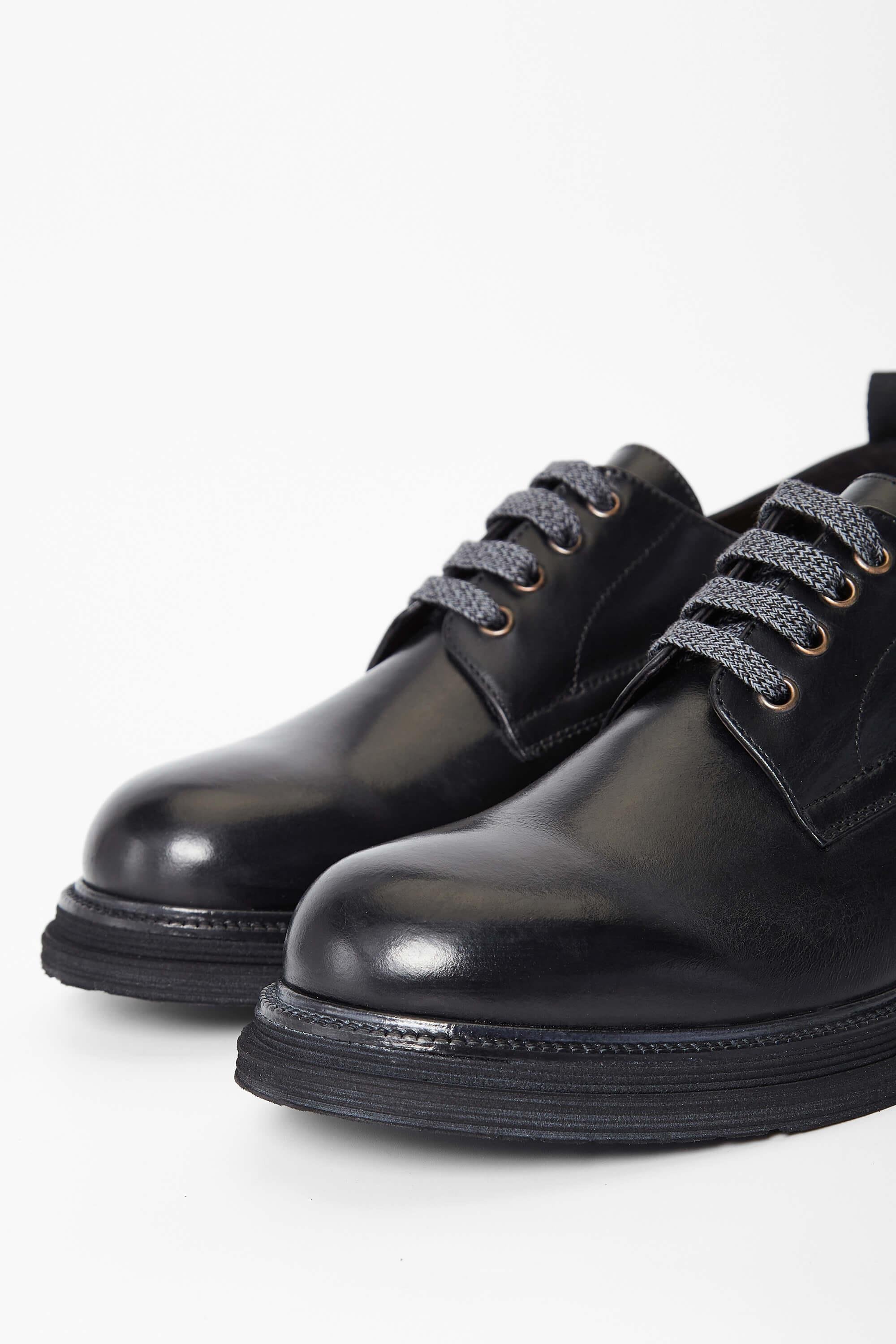 Exton Erkek Hakiki Deri Siyah Casual Ayakkabı