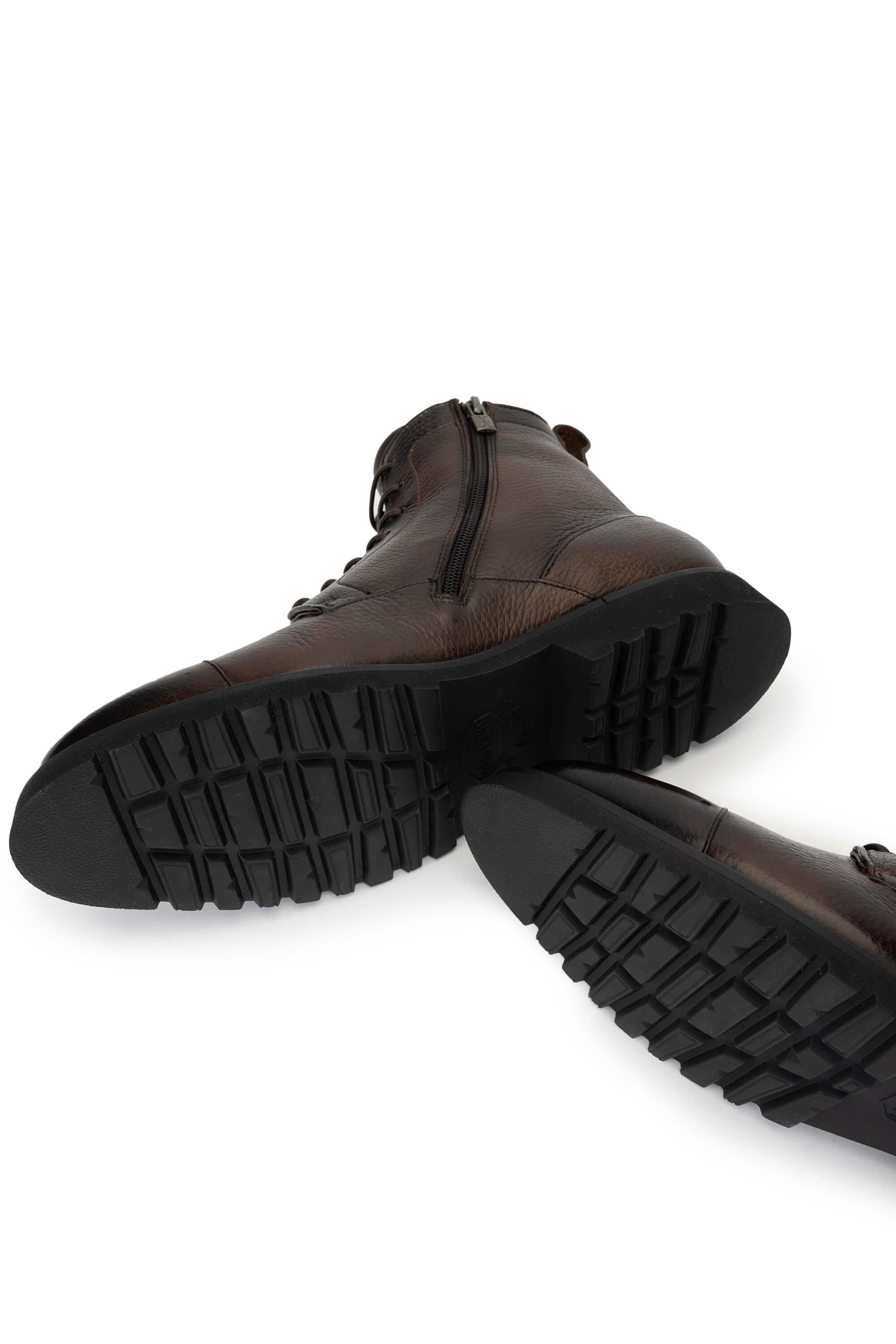 Fabi Erkek Hakiki Deri Kahverengi Casual Bot