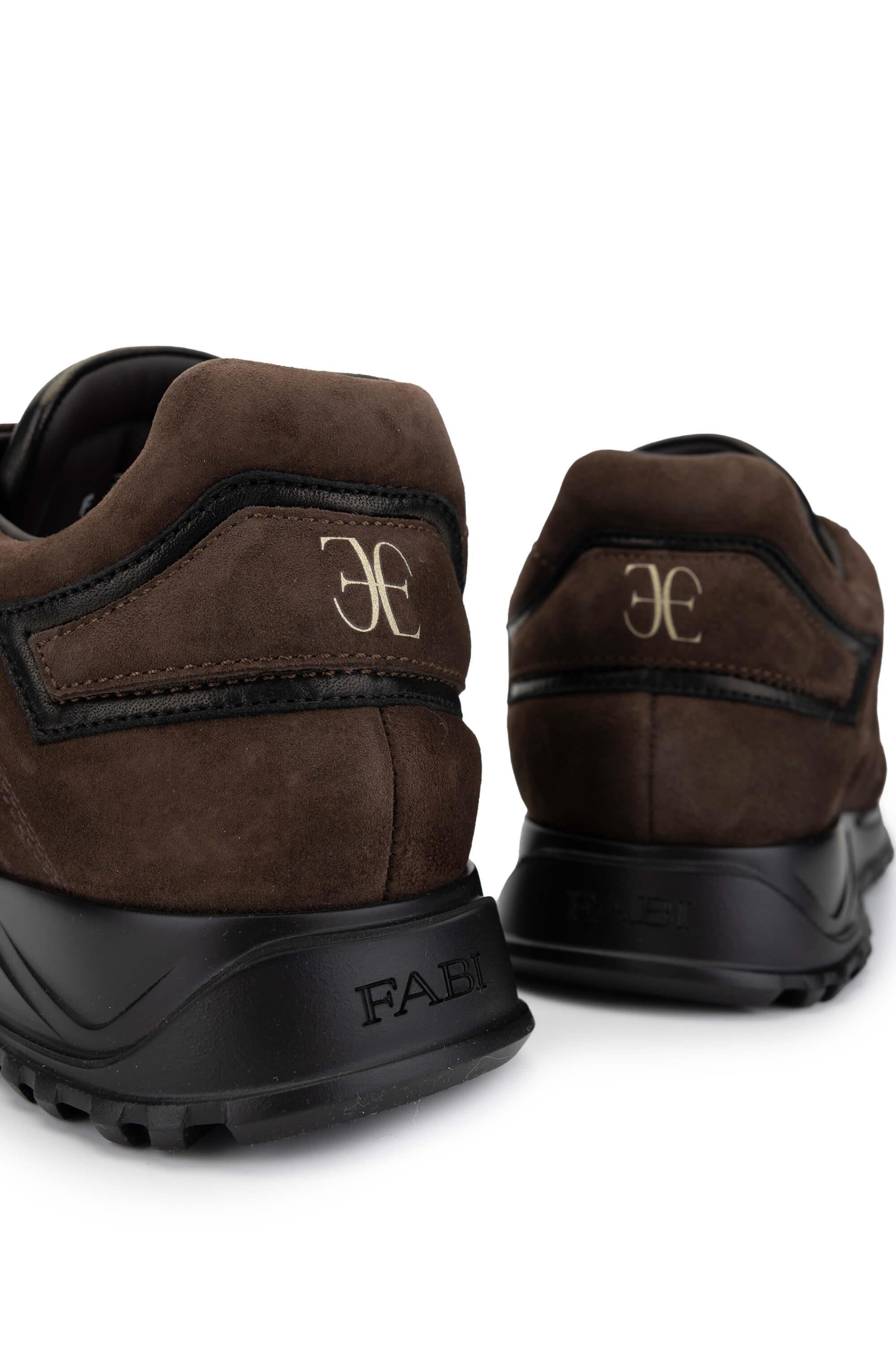 Fabi Erkek Hakiki Deri Kahverengi  Sneakers & Spor Ayakkabı