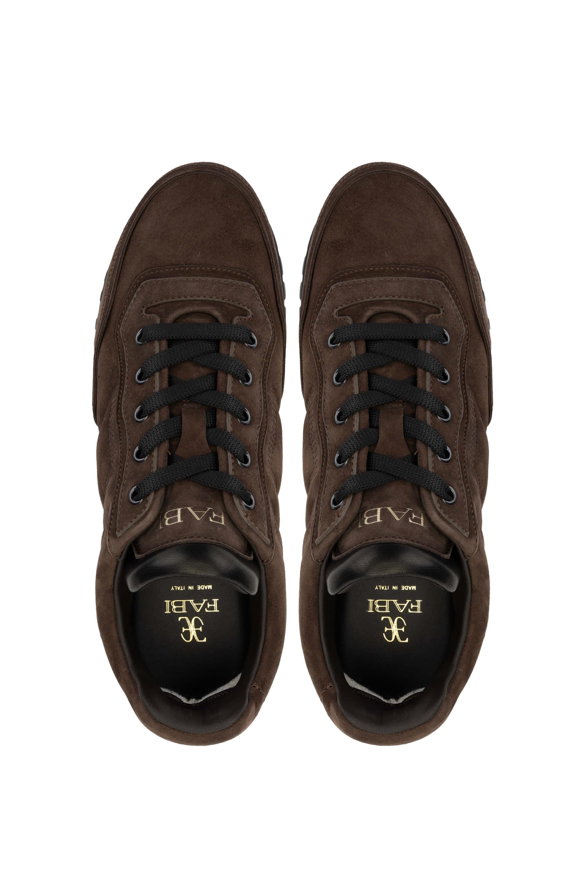 Fabi Erkek Hakiki Deri Kahverengi  Sneakers & Spor Ayakkabı