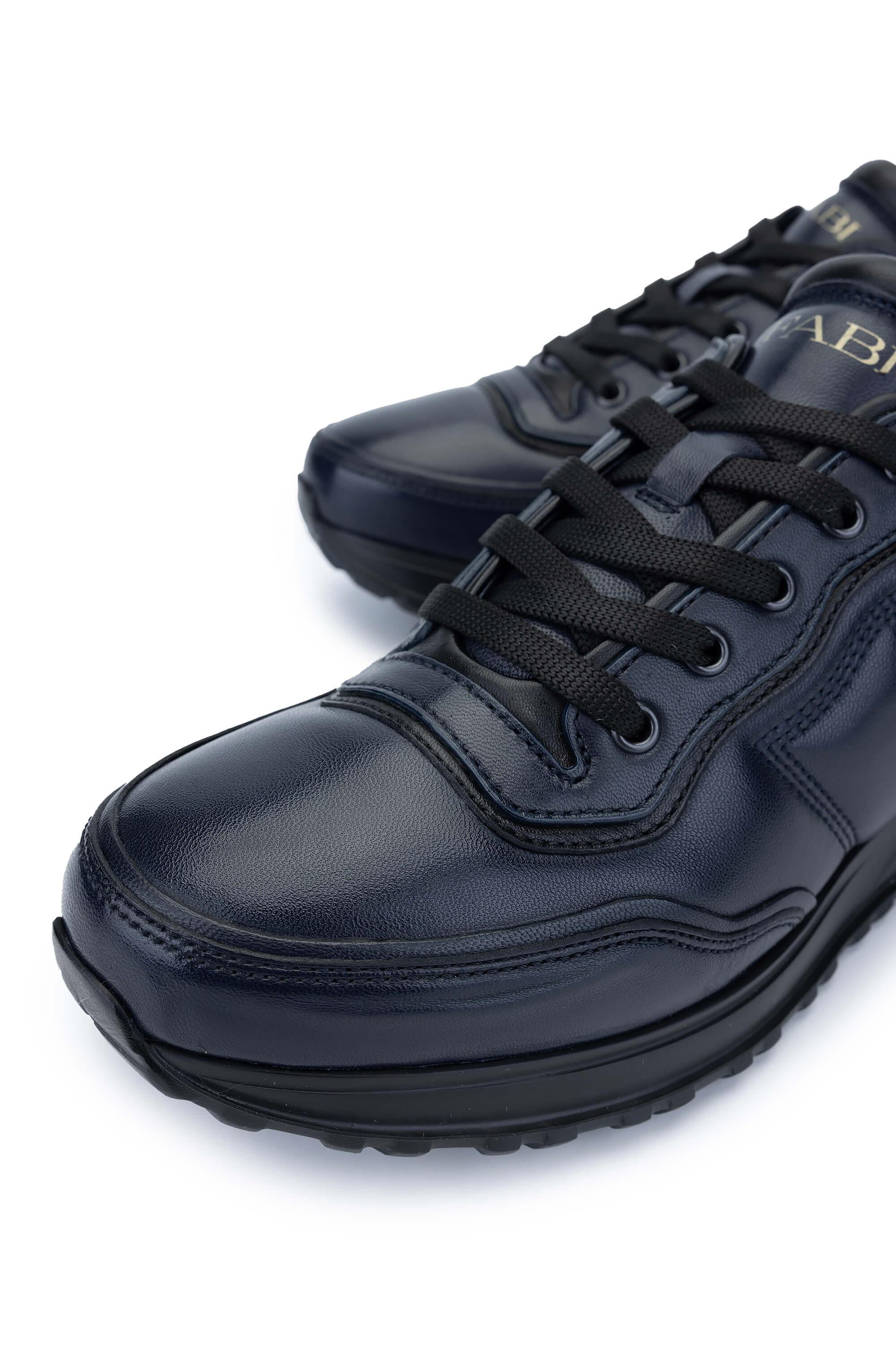 Fabi Erkek Hakiki Deri Lacivert Sneakers & Spor Ayakkabı