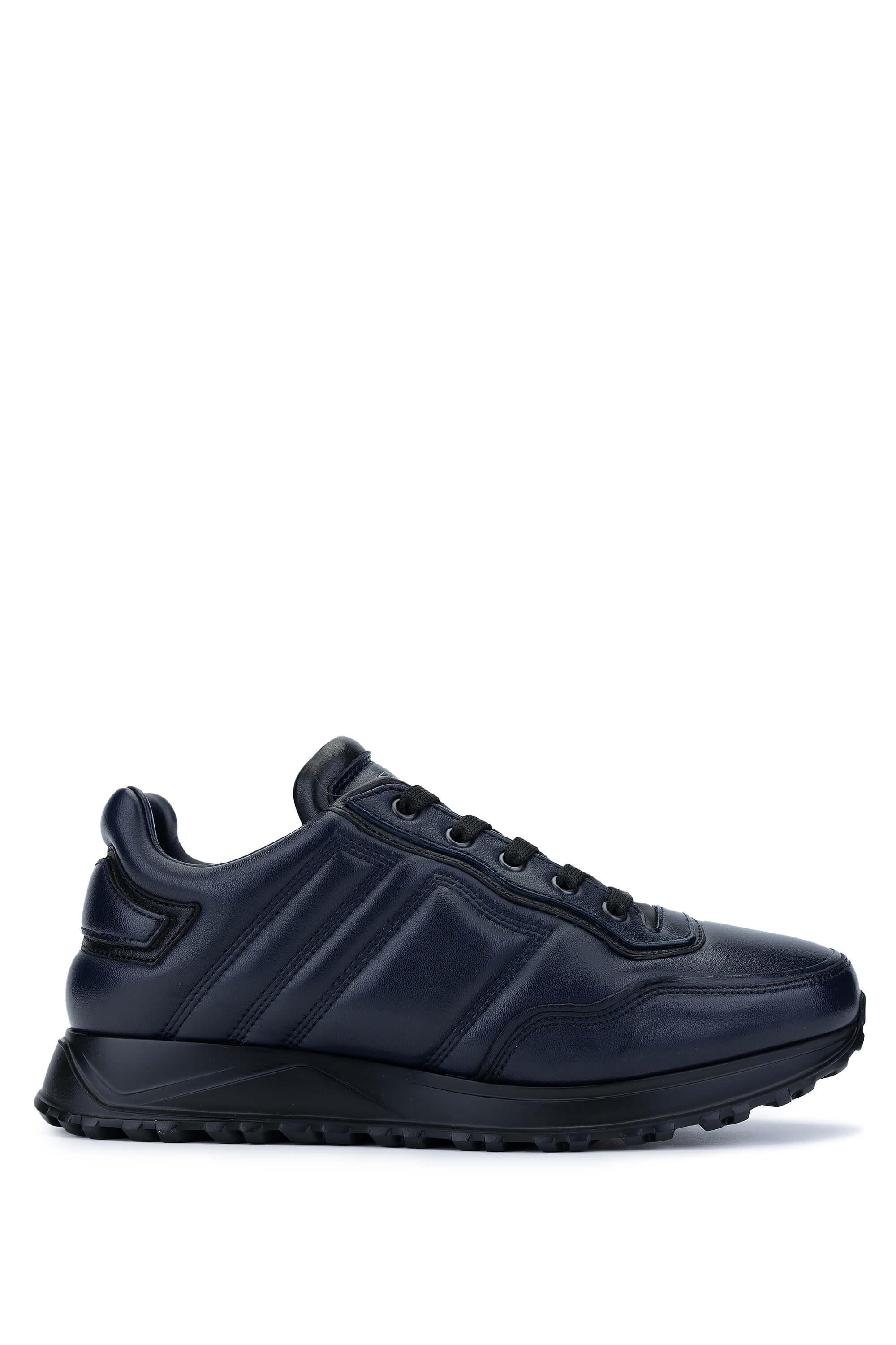 Fabi Erkek Hakiki Deri Lacivert Sneakers & Spor Ayakkabı