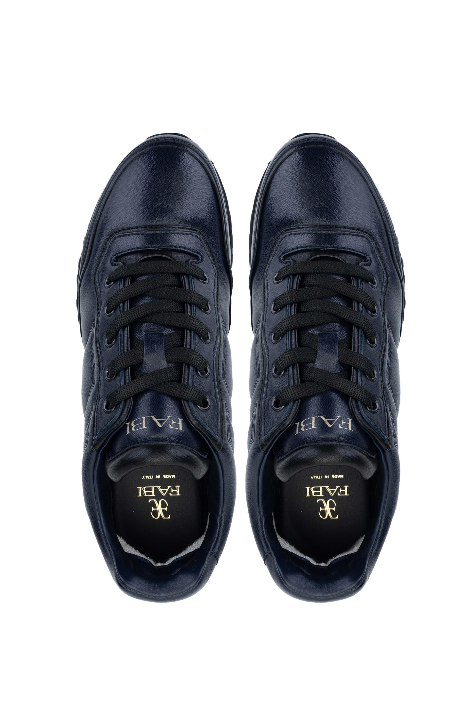 Fabi Erkek Hakiki Deri Lacivert Sneakers & Spor Ayakkabı